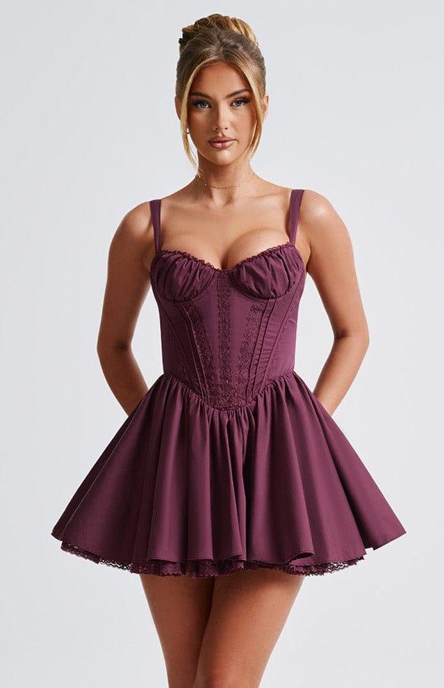 Josie Mini Dress - Cherry Lacquer Product Image