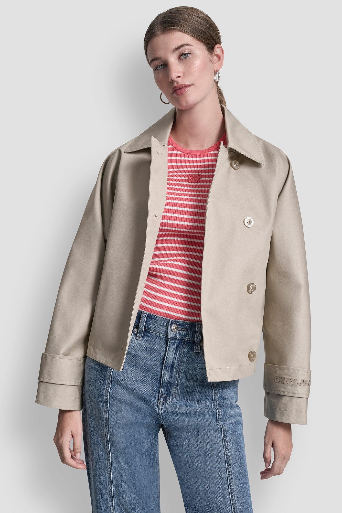SINGLE-BREASTED MILITARY SHORT TRENCH Product Image