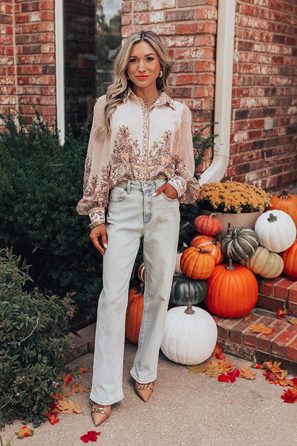 Sweet Perspective Floral Button Up Product Image