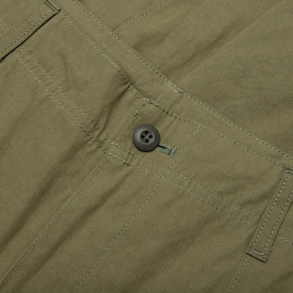 Compact Cotton Cargo Pants - Khaki Male Product Image