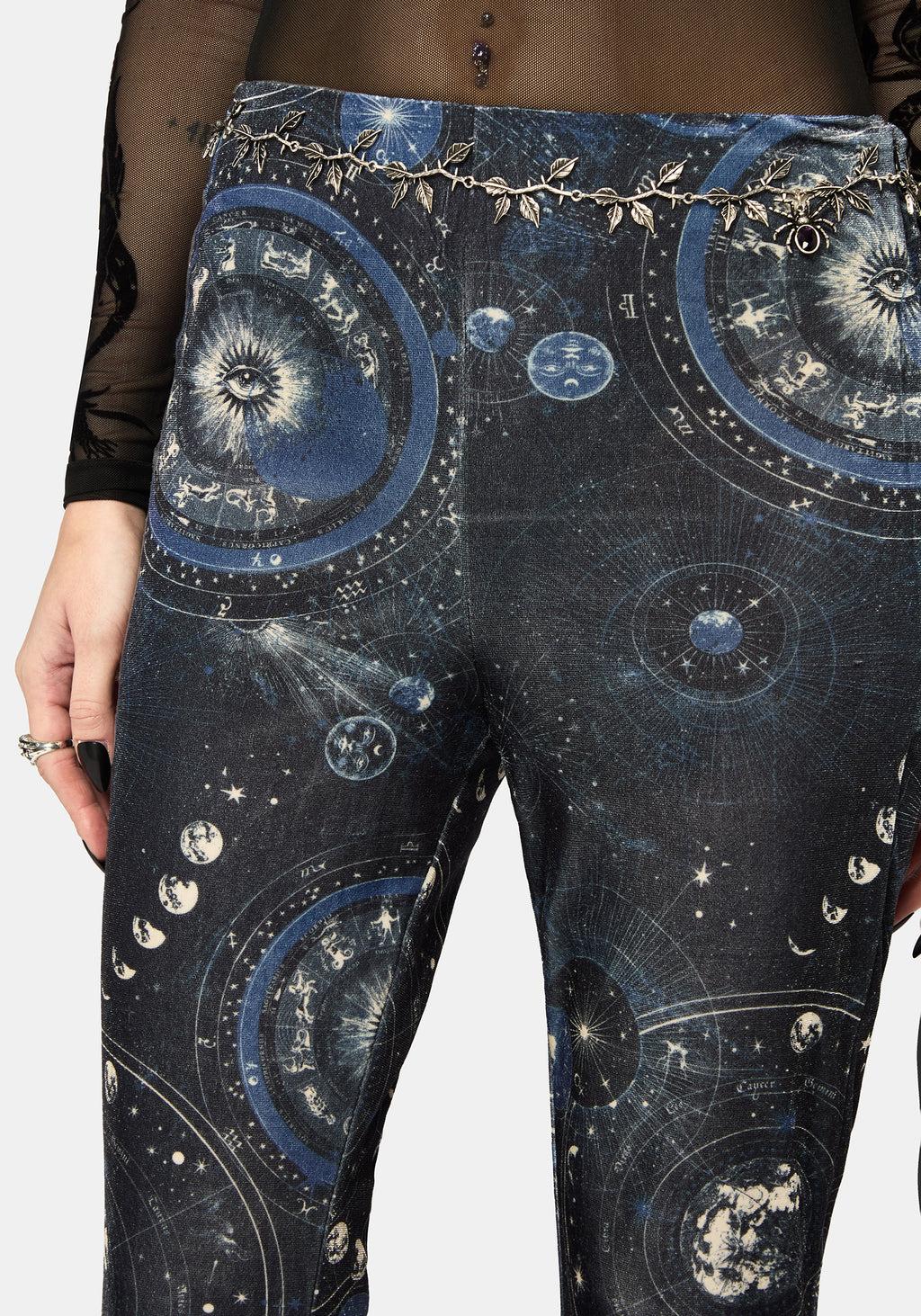 Elise Celestial Velour Split Hem Flare Product Image