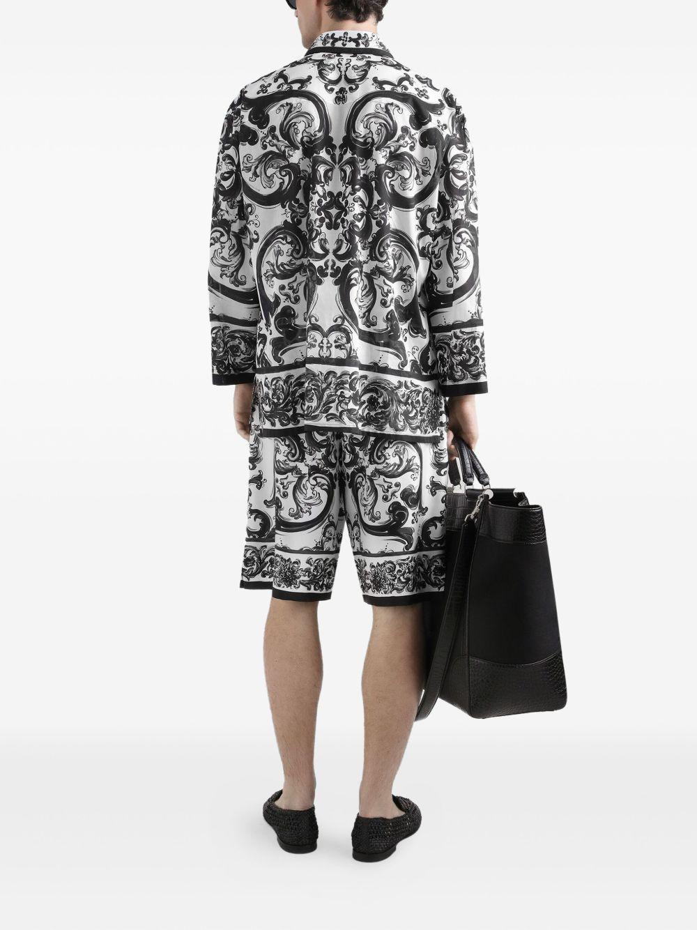 maiolica print bermuda shorts  Product Image