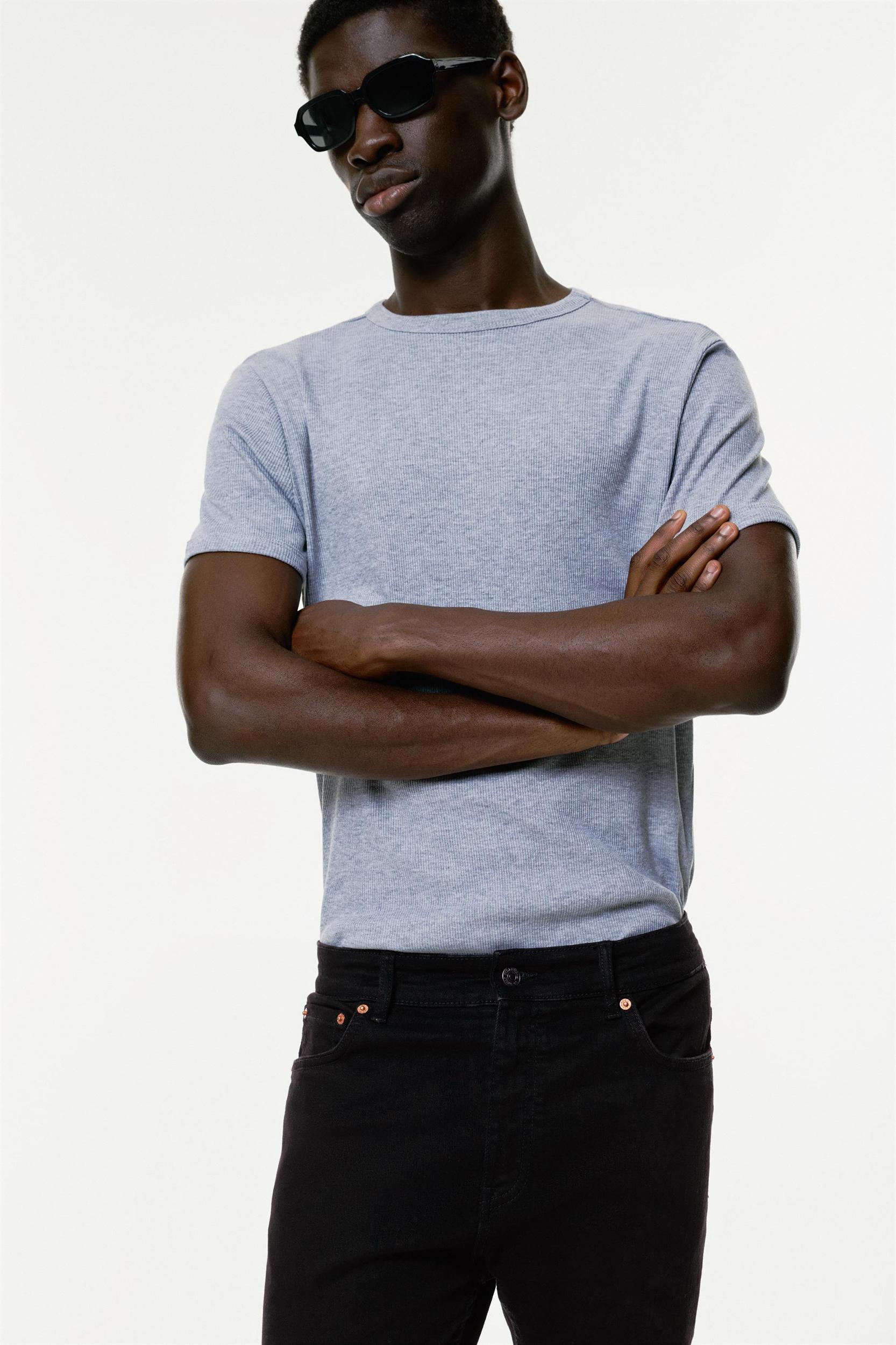 Washed carrot-fit jeans Product Image