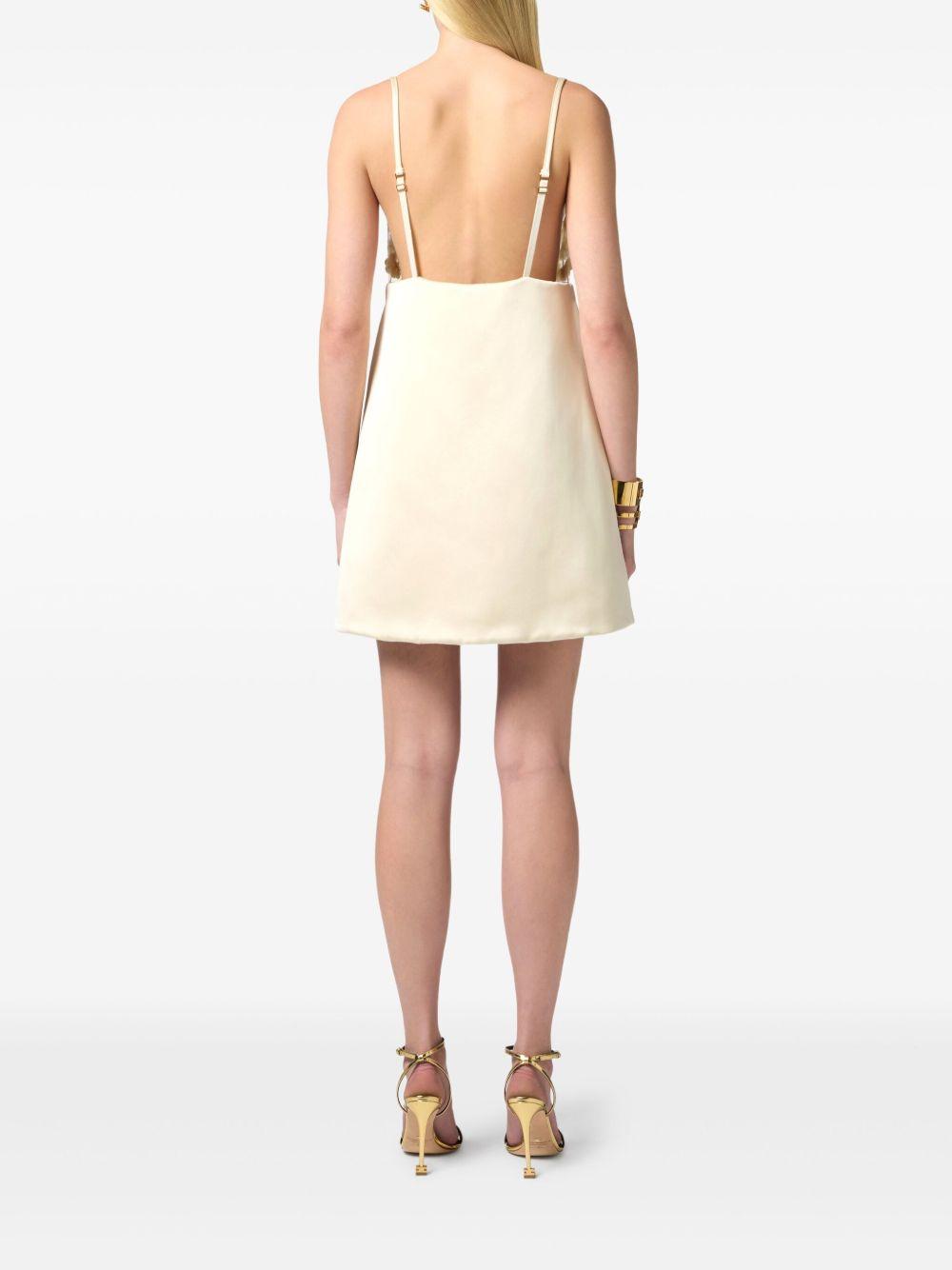 floral-appliqué dress Product Image