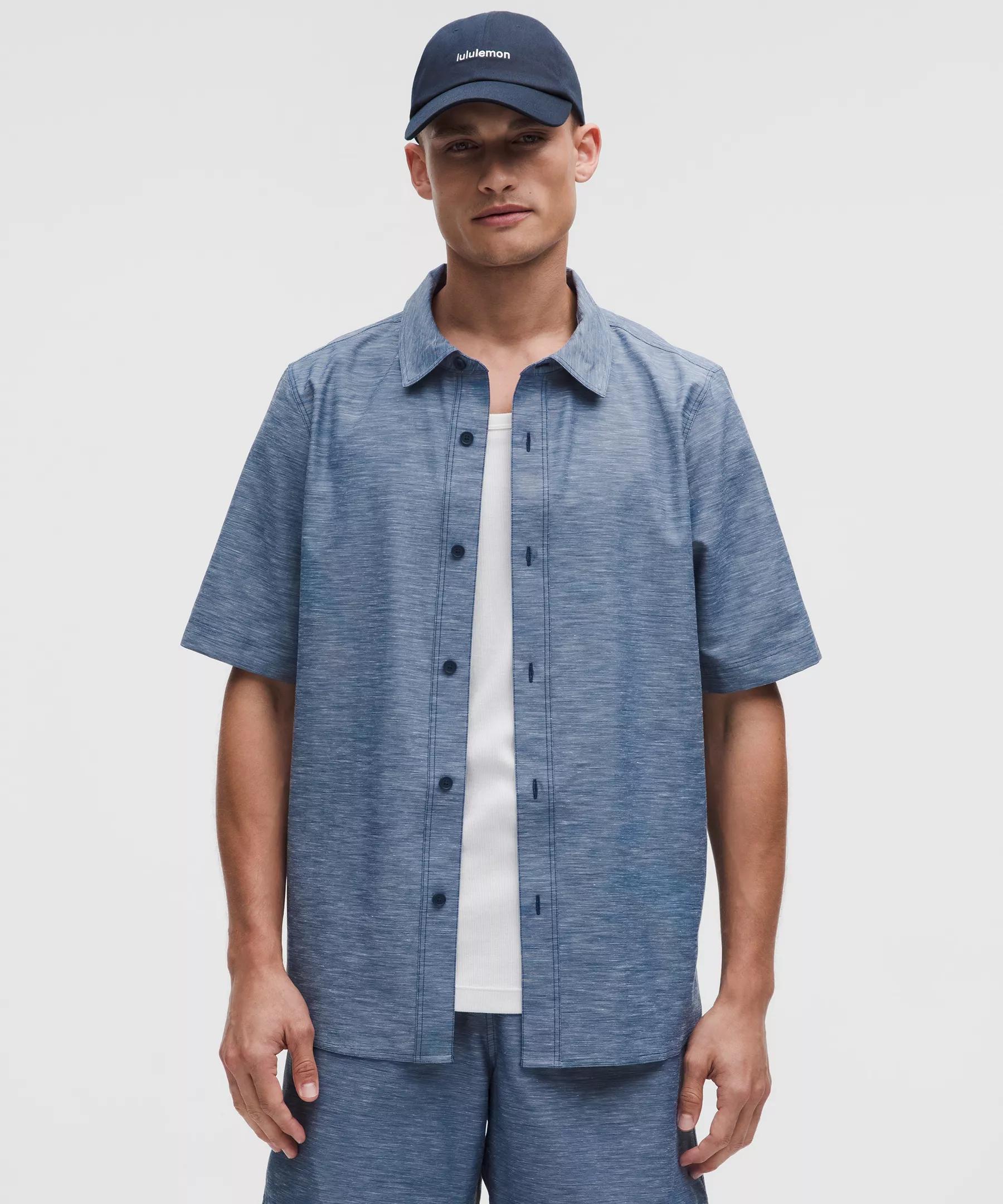 LuluLinen Short-Sleeve Shirt Product Image