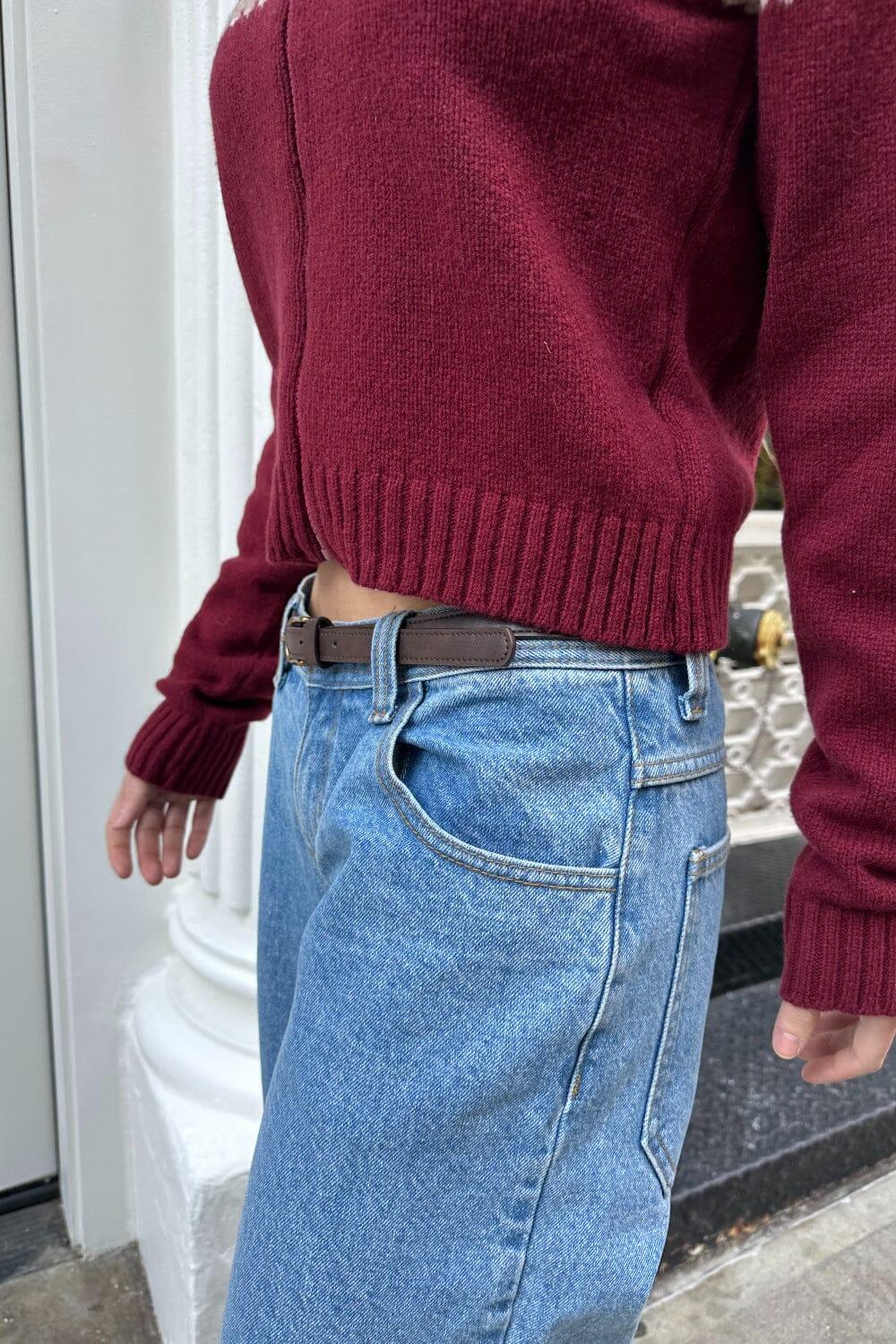 Faux Leather Buckle Belt Product Image