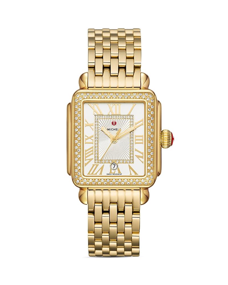 Womens Deco Madison Diamond & Two-Tone Stainless Steel Bracelet Watch Product Image