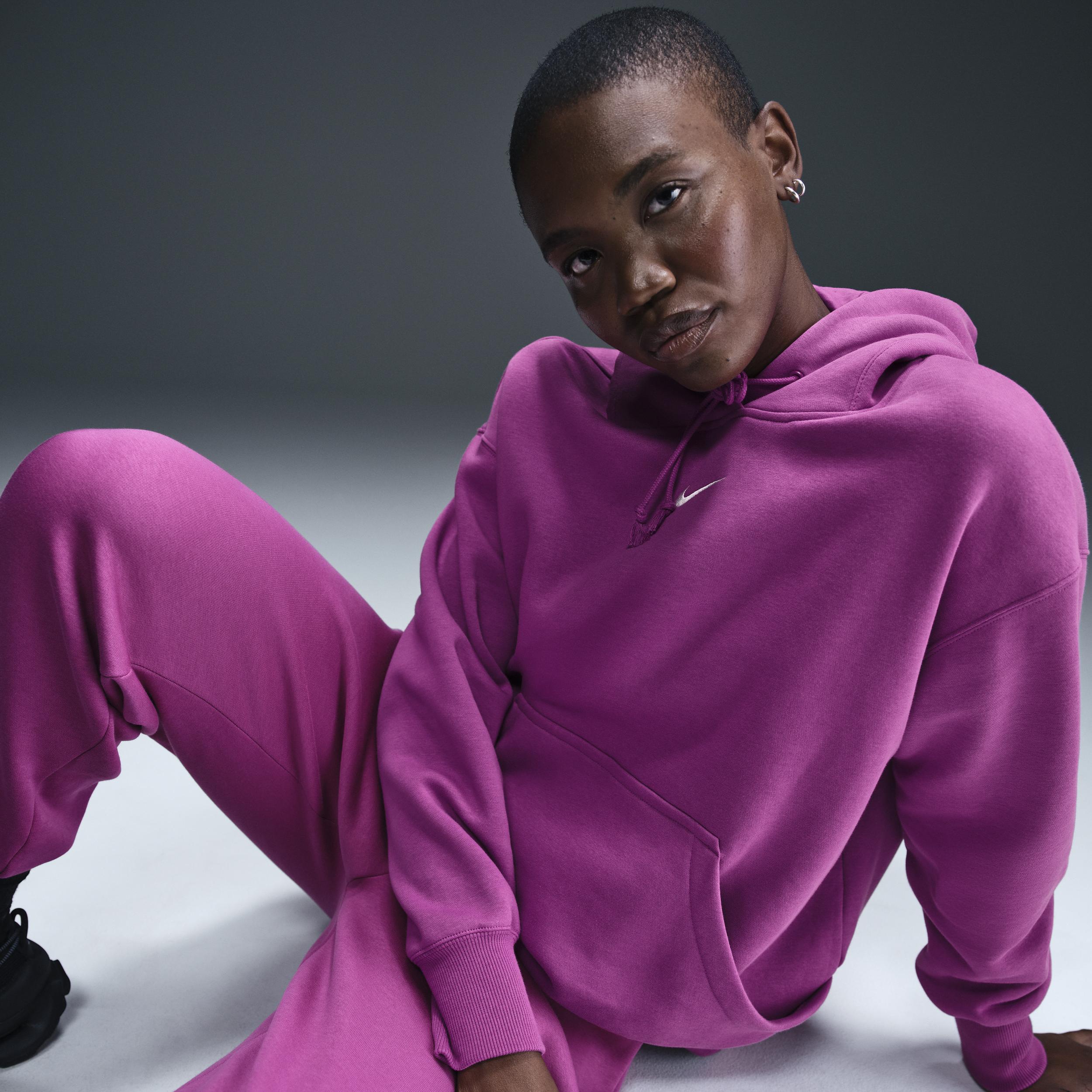 Nike Sportswear Phoenix Fleece Women's Oversized Pullover Hoodie Product Image