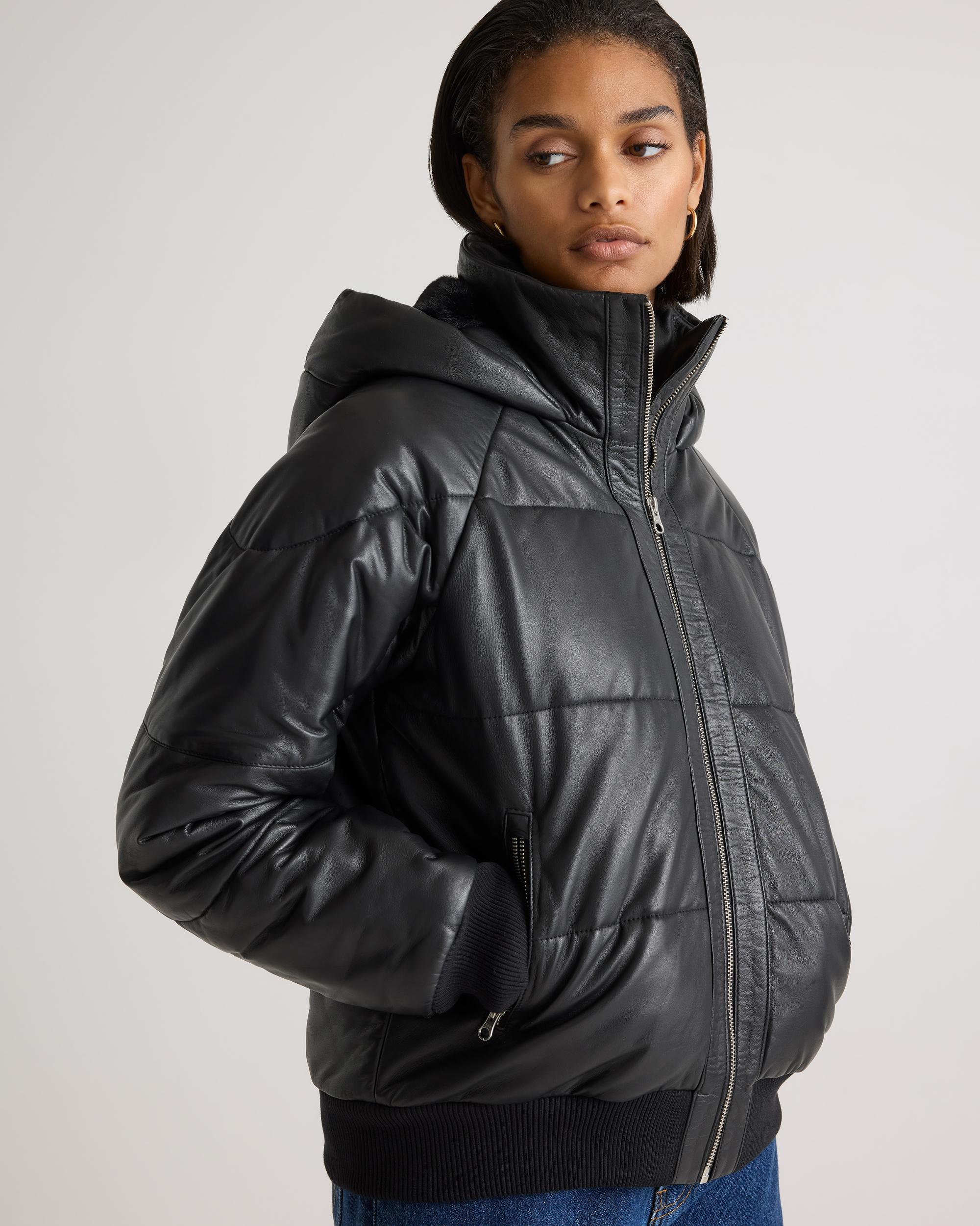 Quince | Women's Puffer Jacket Leather Product Image