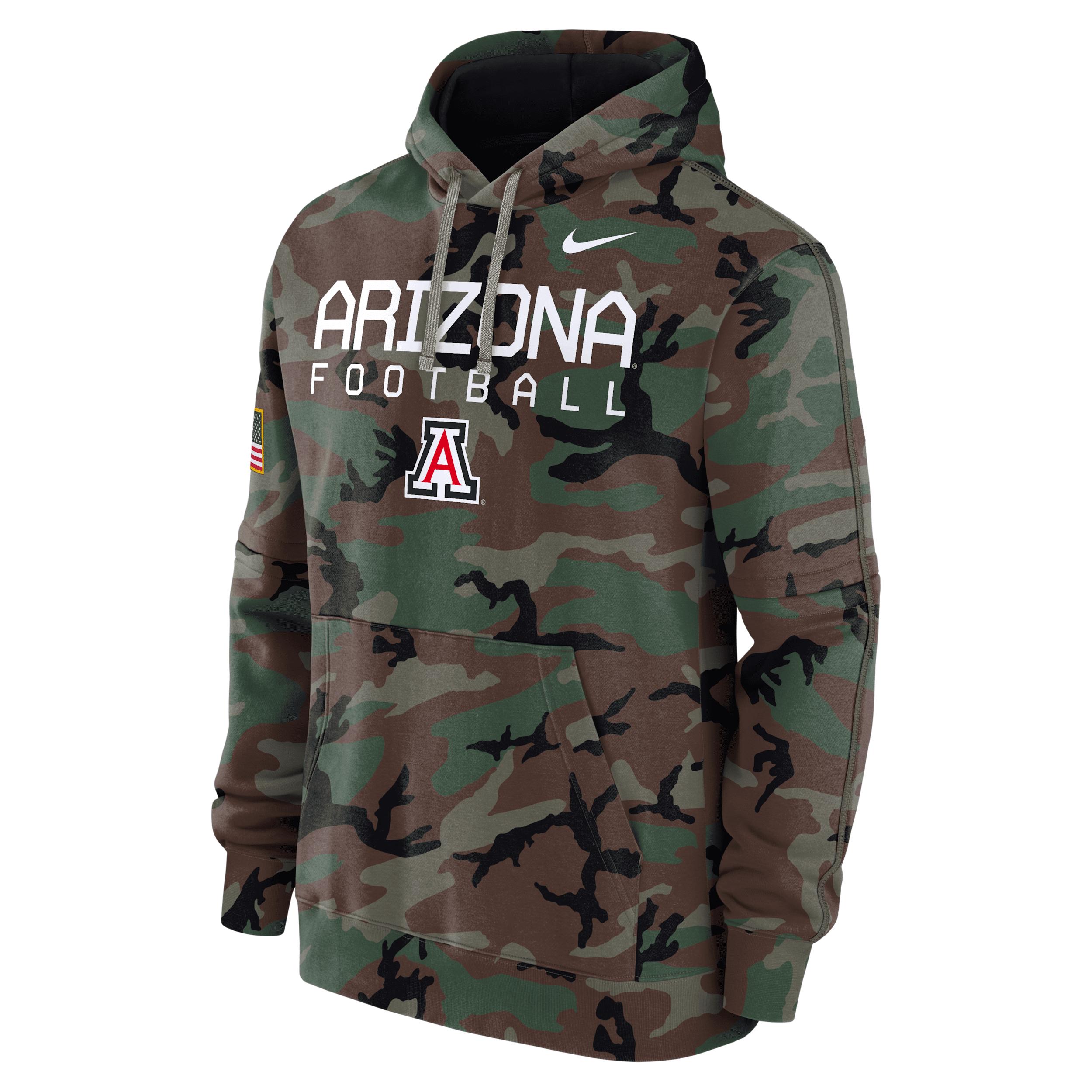 Arizona Wildcats Military Appreciation Club Menâs Nike Men's College Pullover Hoodie Product Image