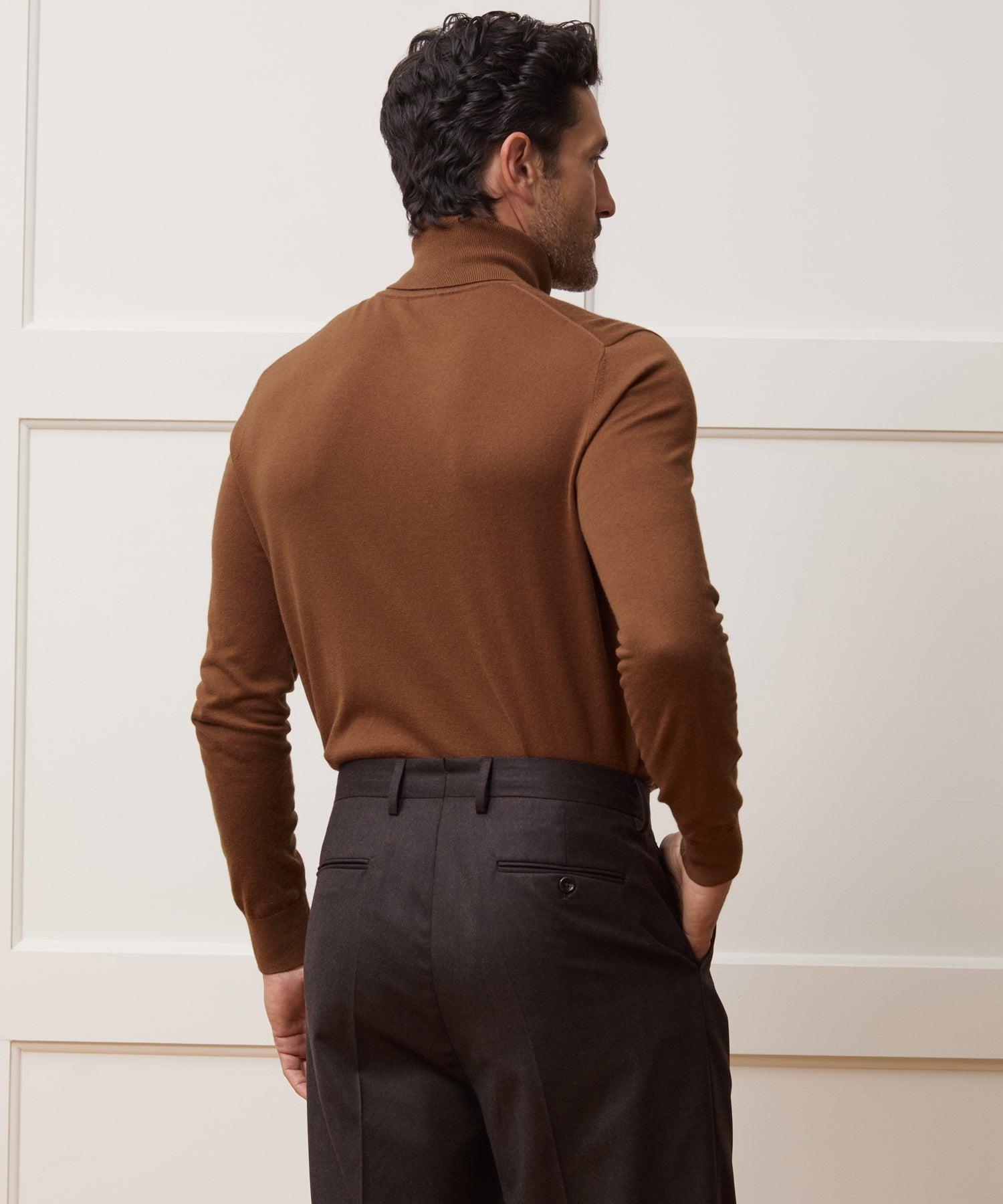 Silk-Cashmere Turtleneck Sweater Product Image