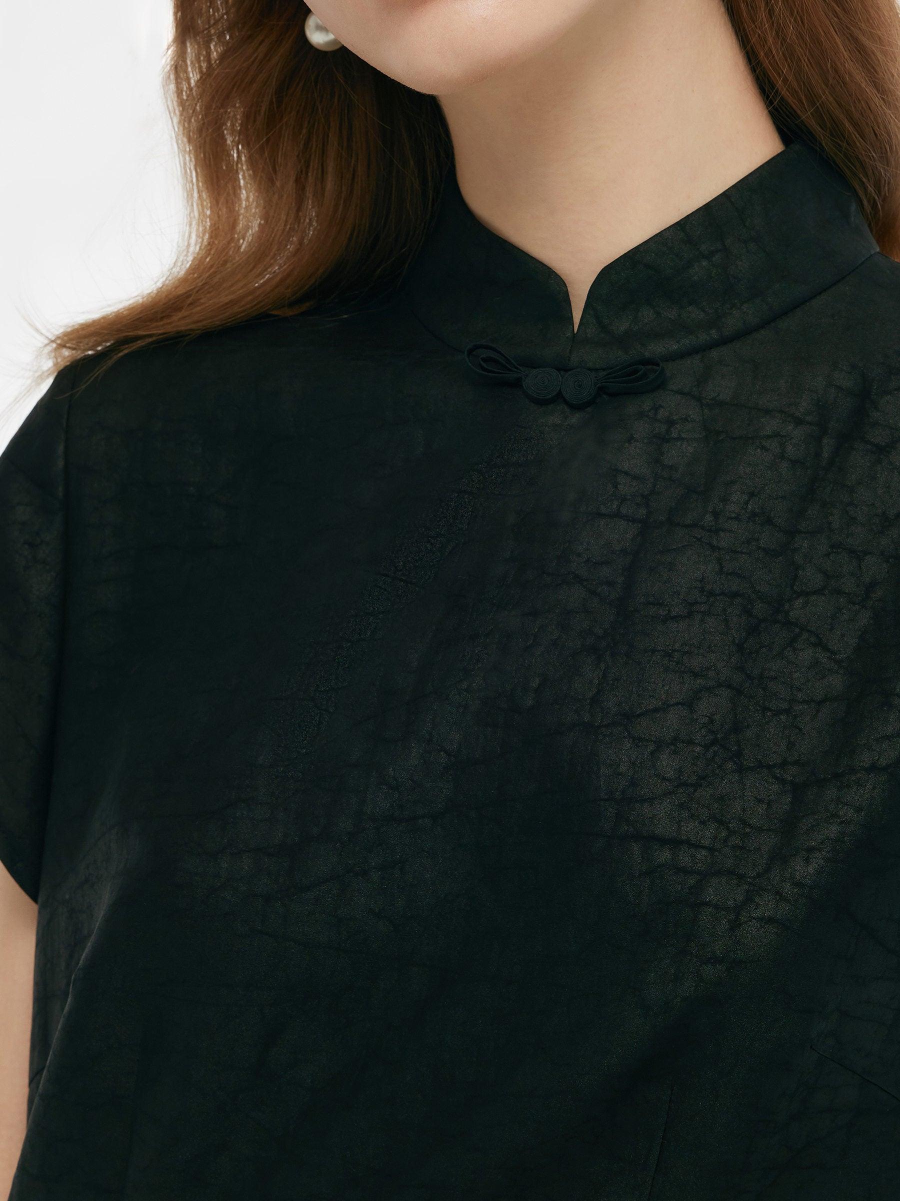 18MM Xiang Yun Silk Women Qipao Mini Dress Product Image