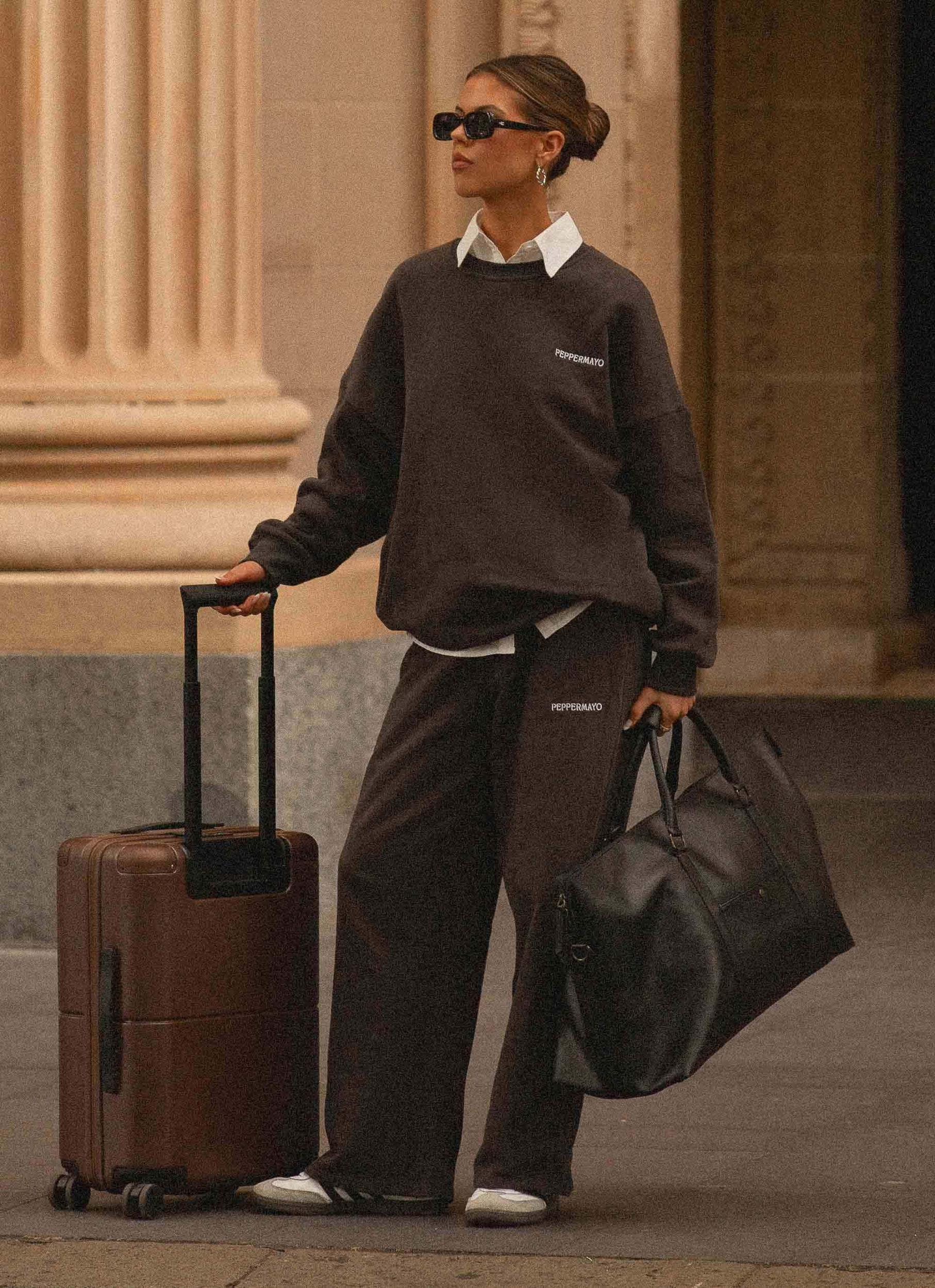 Signature Oversized Sweatshirt - Charcoal Product Image