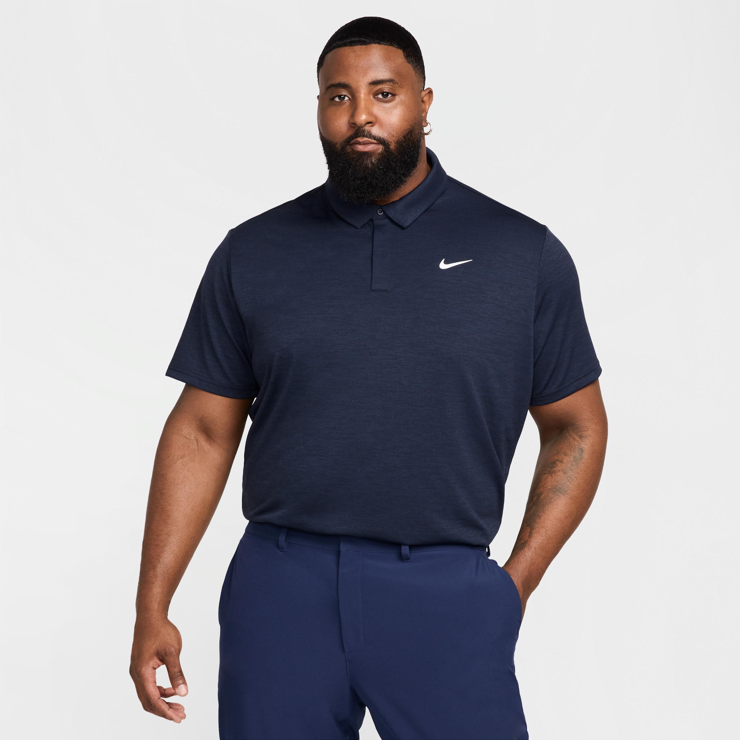 Nike Mens Tour Dri-FIT Jacquard Golf Polo | FZ7475-410 Product Image