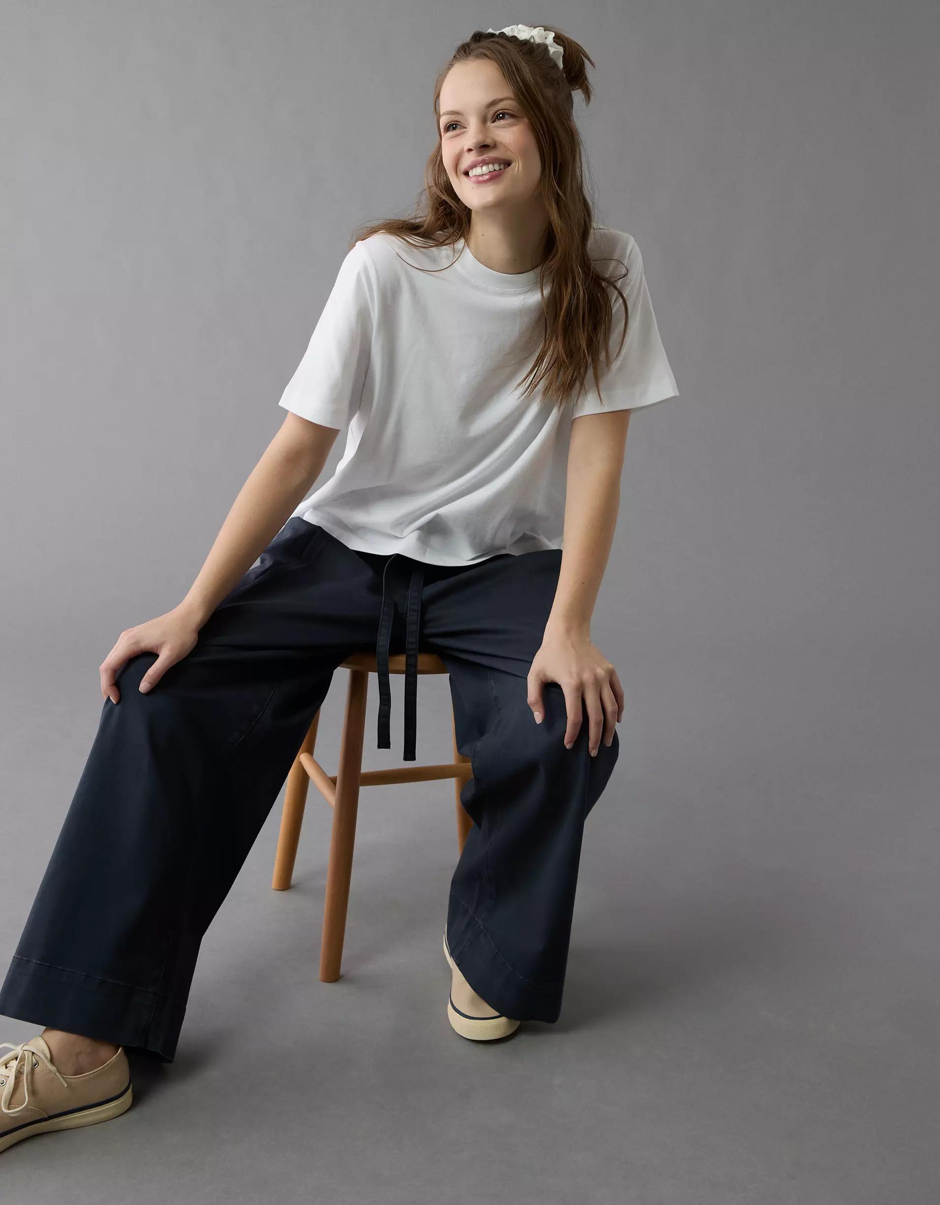 AE Everyday Luxe Relaxed T-Shirt Product Image