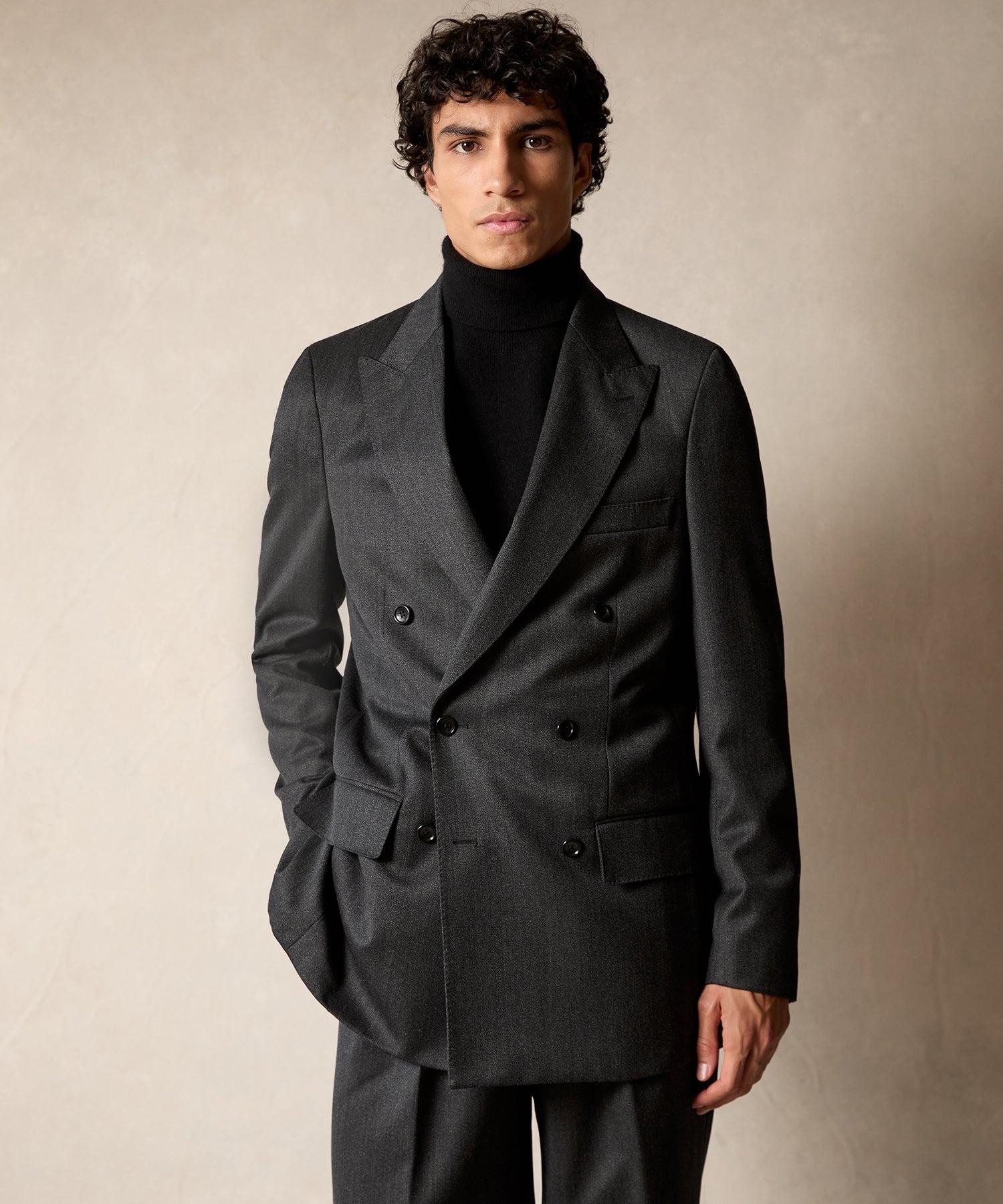 Italian Cavalry Twill Wythe Jacket in Charcoal Product Image