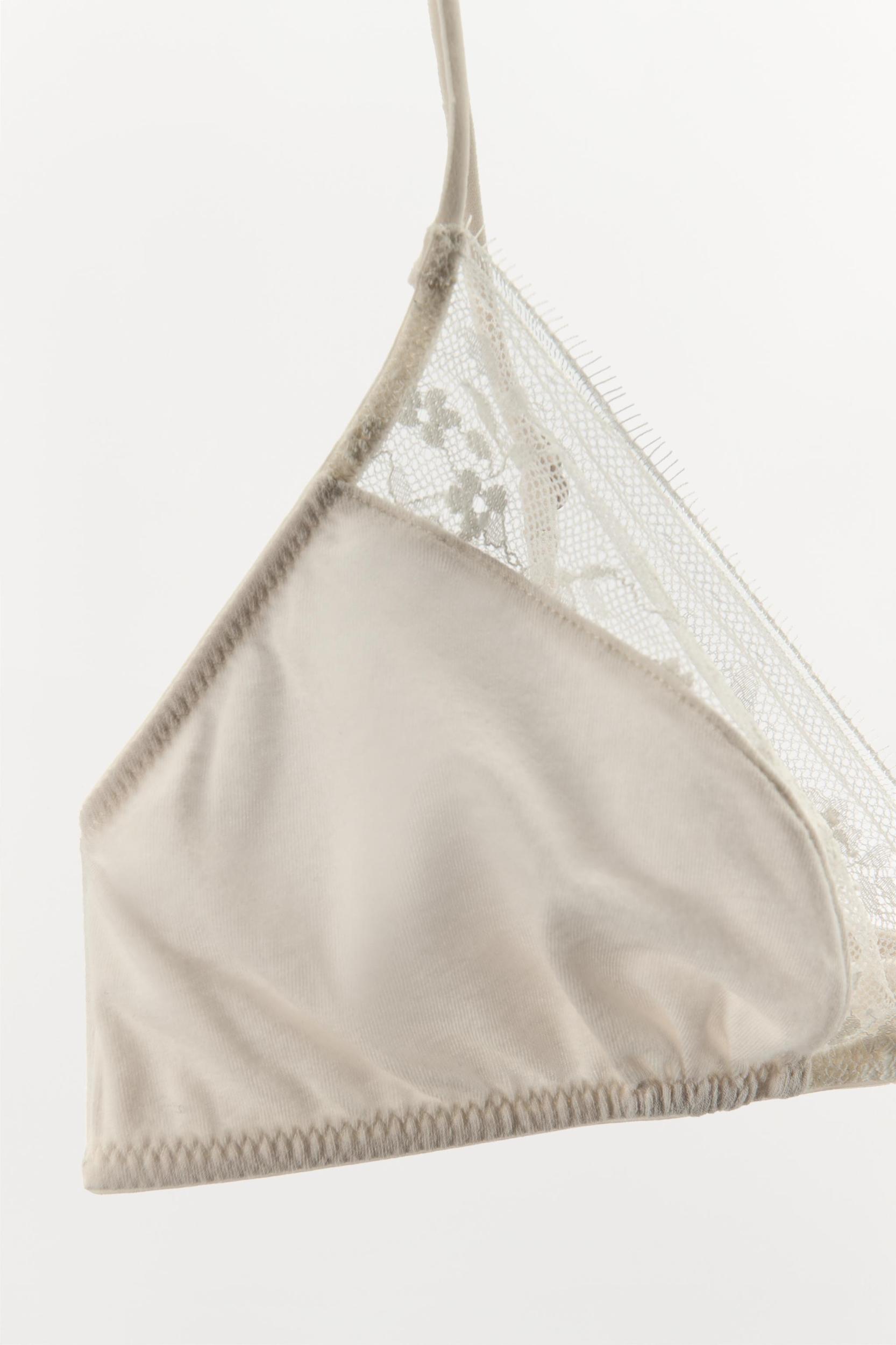 LACE TRIANGLE BRALETTE Product Image