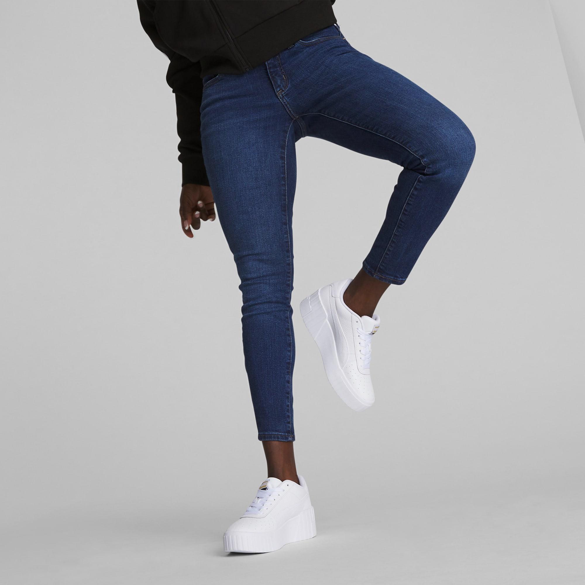 PUMA Cali Wedge Women's Sneakers in White Product Image