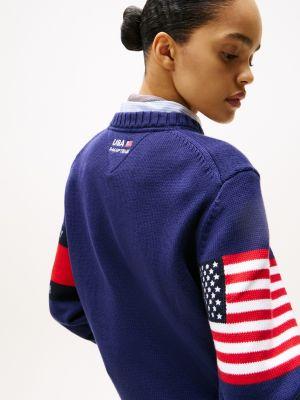Tommy x US SailGP Team Cotton Sweater Product Image