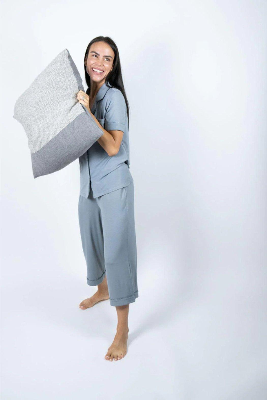 JOLENE CROPPED PAJAMA SET Product Image