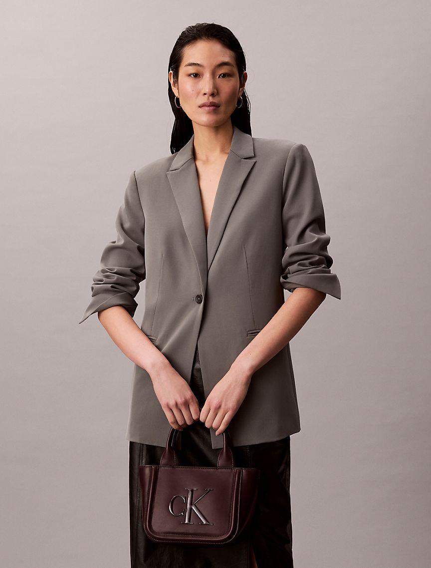 Embossed Monogram Logo Small Tote Bag Product Image