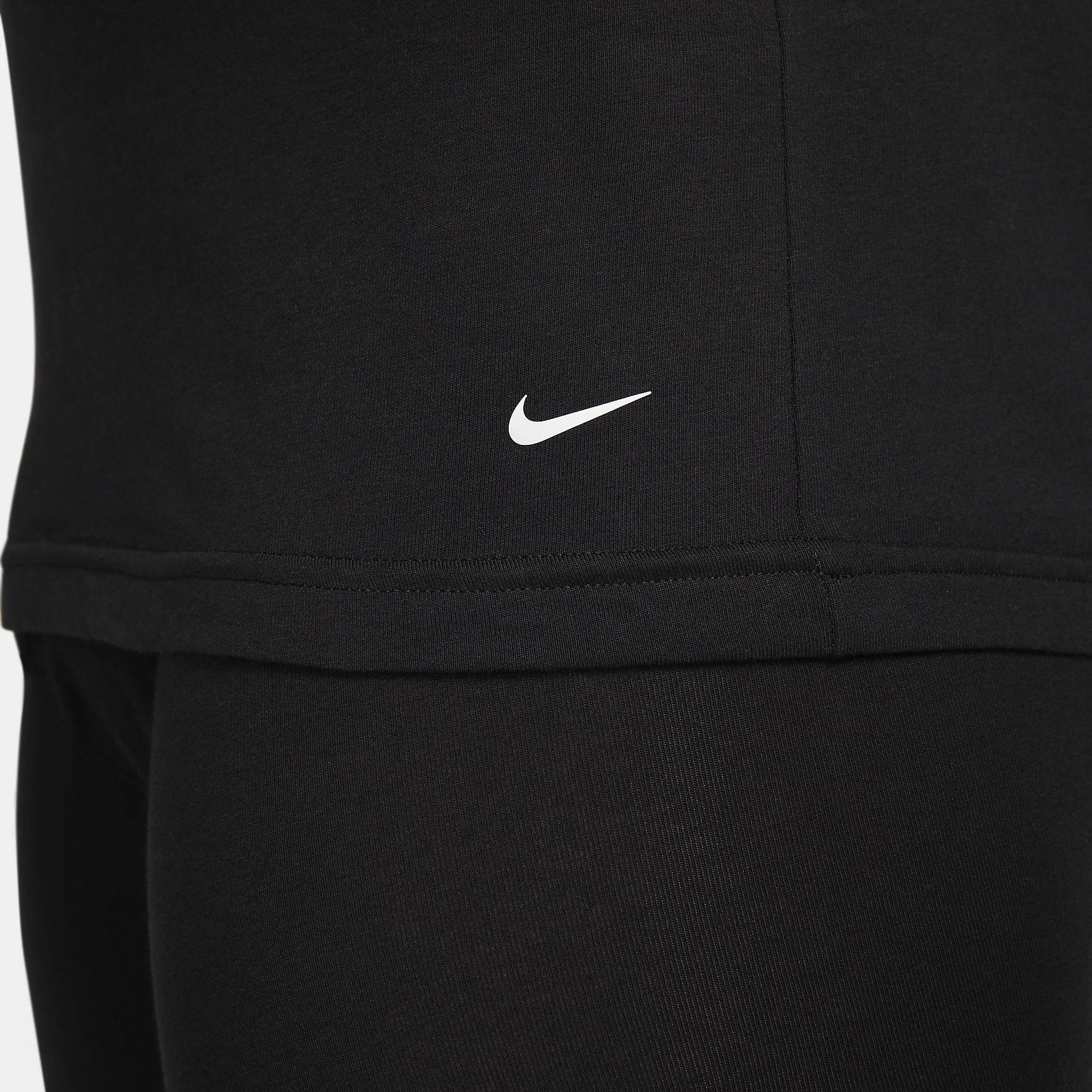 Nike Mens Dri-FIT Essential Cotton Stretch Slim Fit Crew Neck Undershirt (2-Pack) | KE1191-100 Product Image