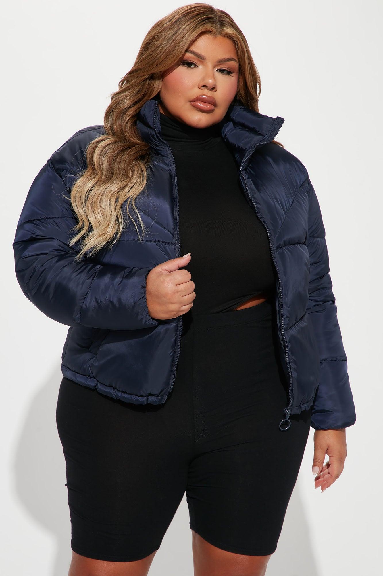 City Streets Puffer Jacket - Navy Product Image