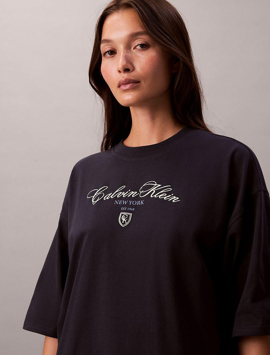 Script Logo Graphic Relaxed T-Shirt Product Image