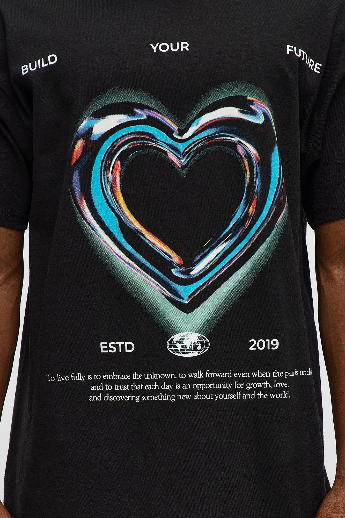 Build Your Future Short Sleeve Tee - Black Male Product Image