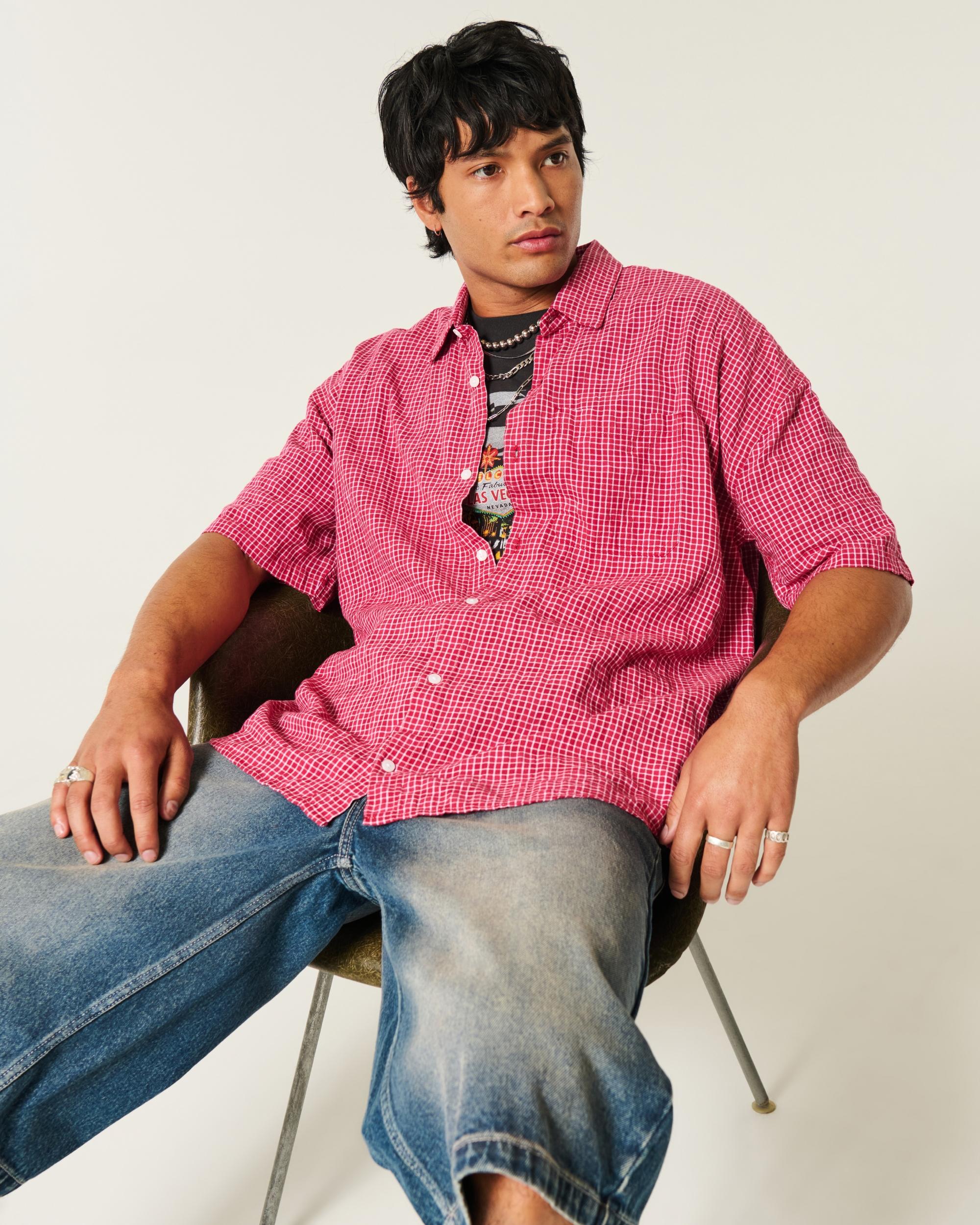 Baggy Short-Sleeve Shirt Product Image