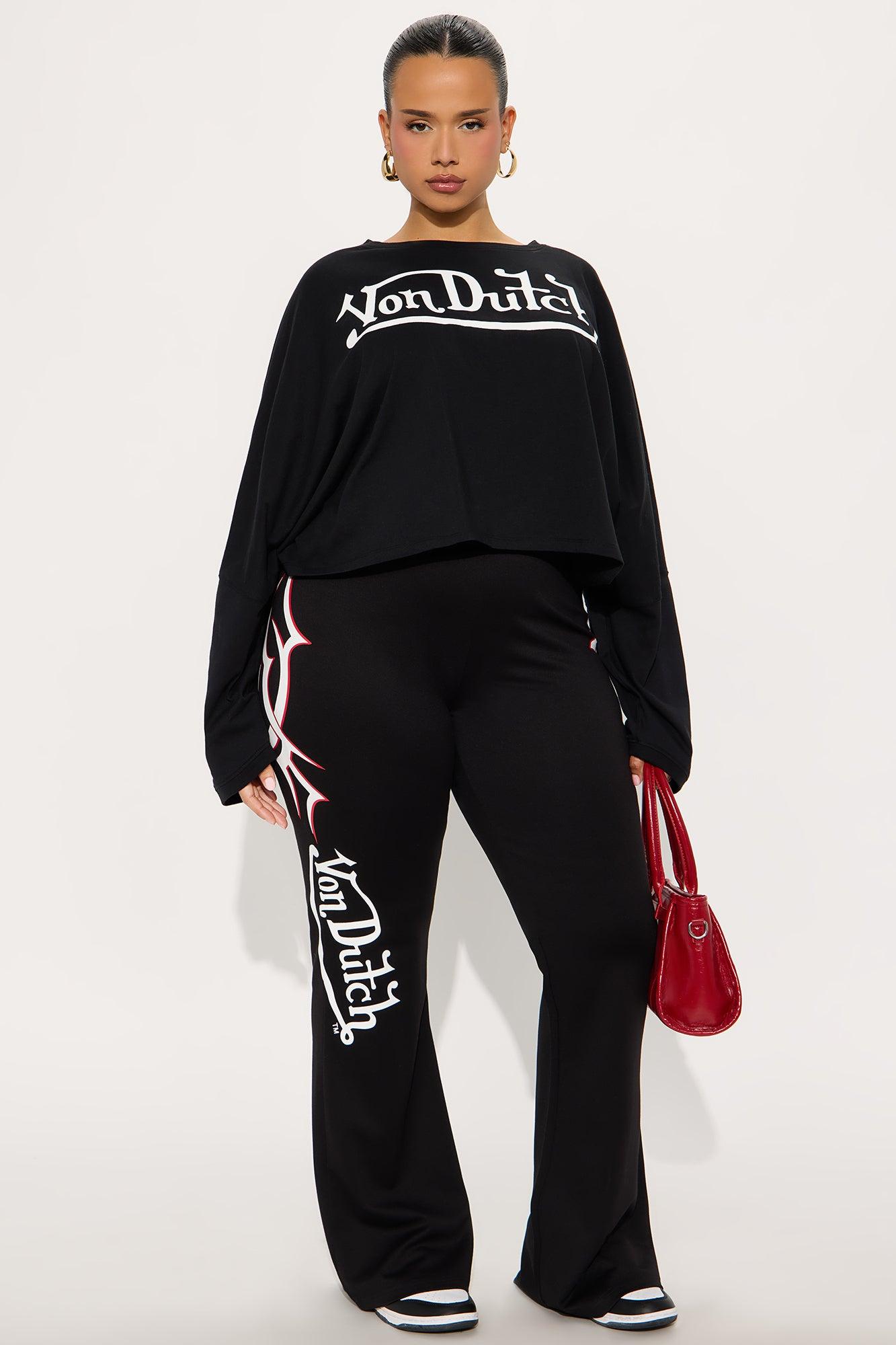 Von Dutch Force Cropped Top - Black Female Product Image