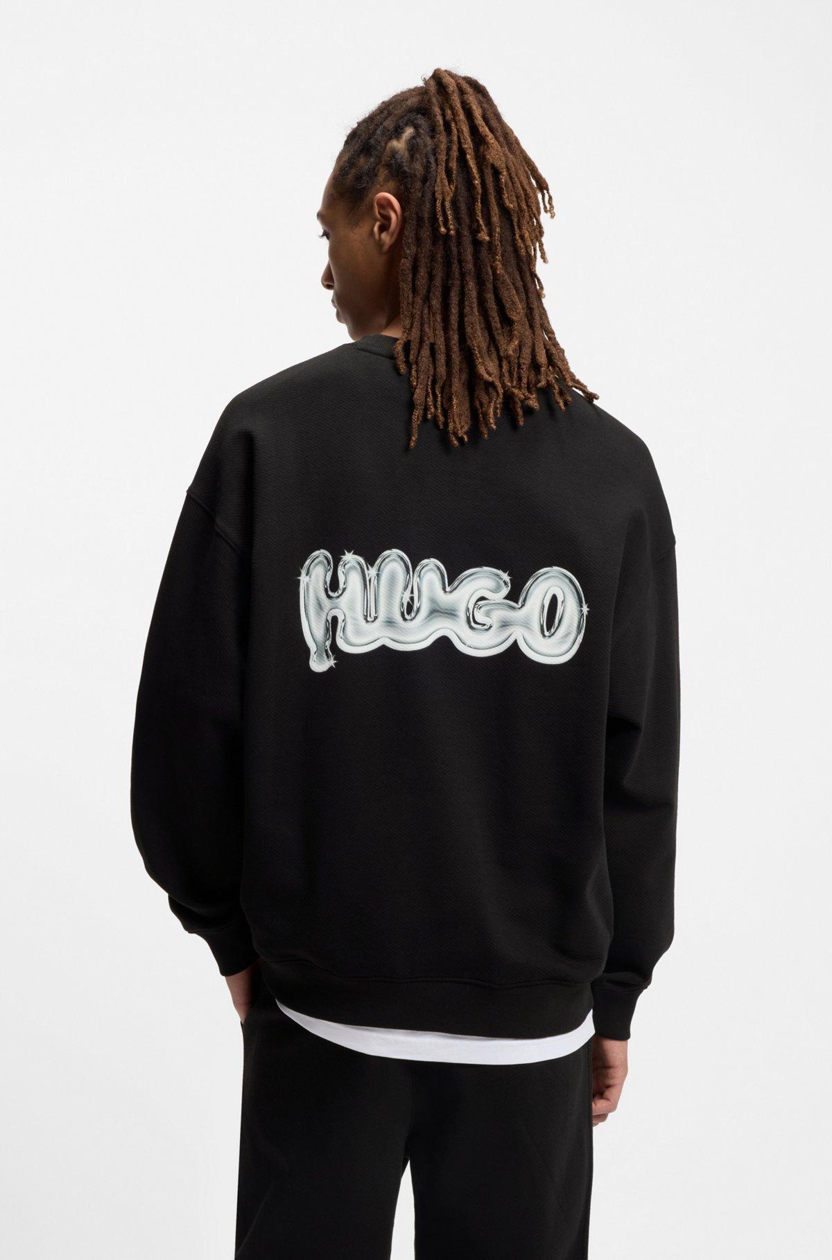Logo-print sweatshirt in cotton terry Product Image