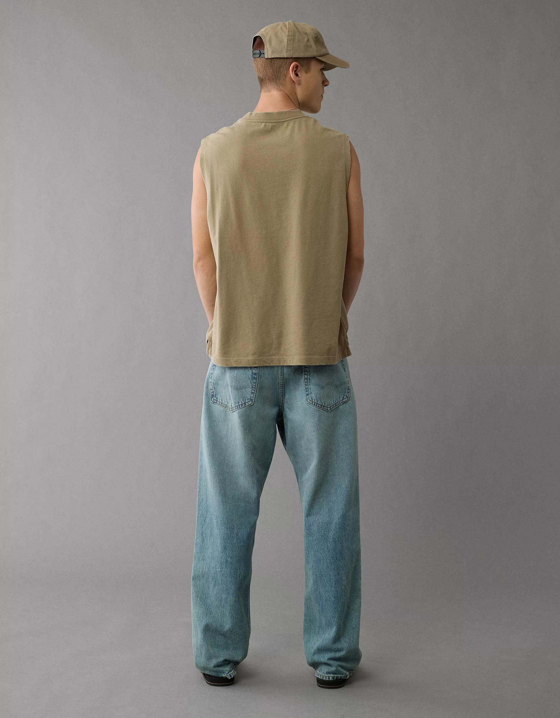 AE Boxy Sueded Jersey Tank Top Product Image