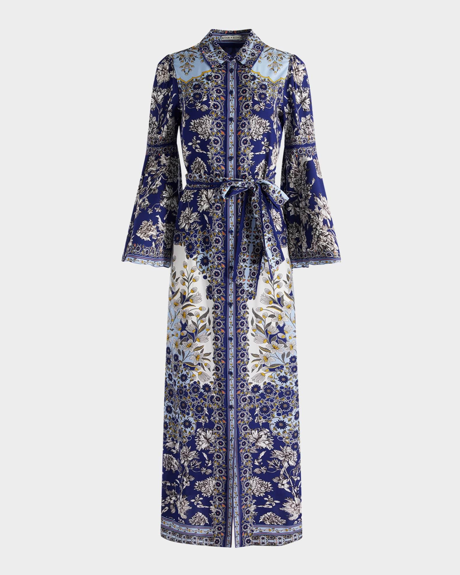 Chassidy Forevermore Bell-Sleeve Shirtdress Product Image