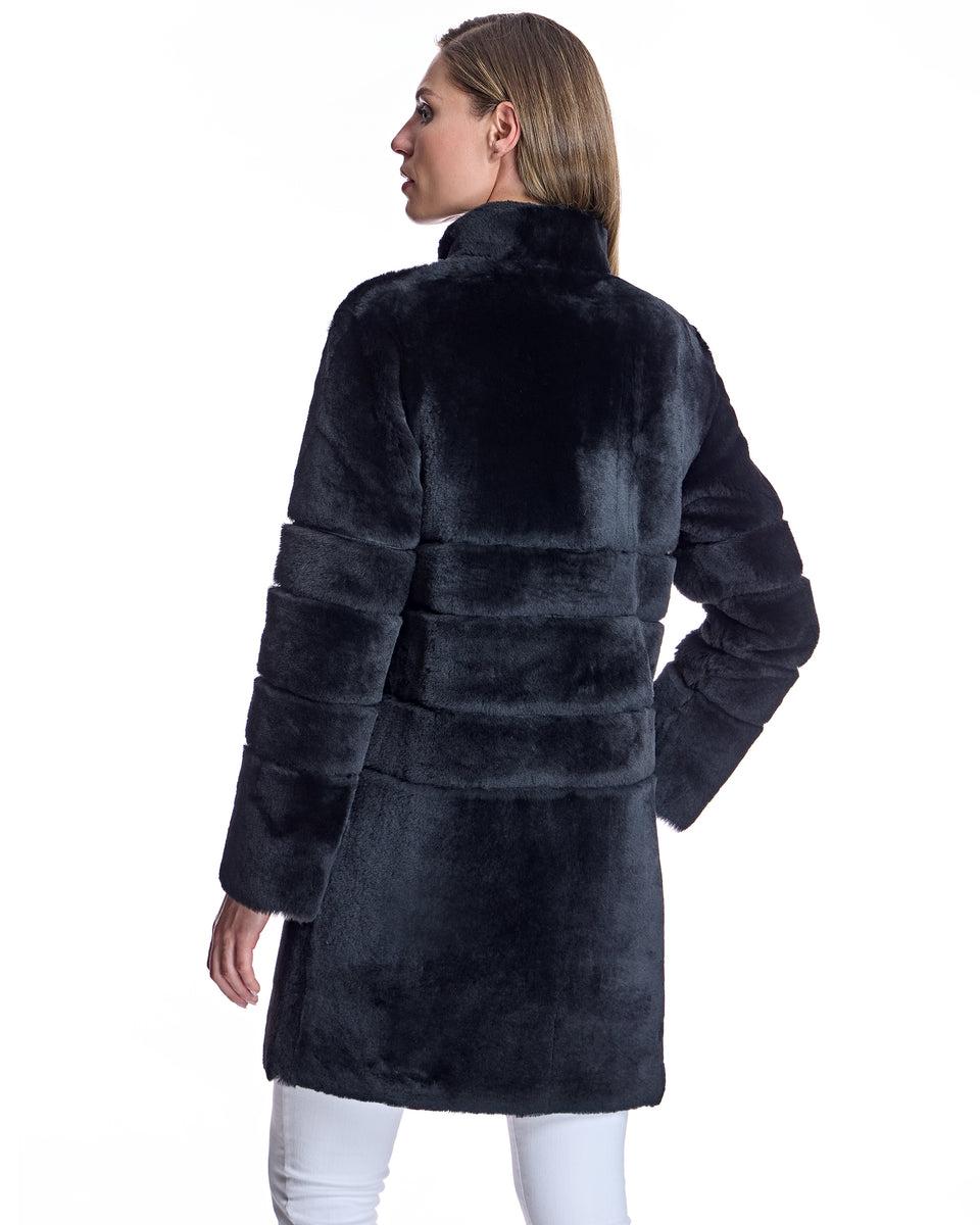 Maximilian Horizontal Shearling Jacket-Maximilian Product Image