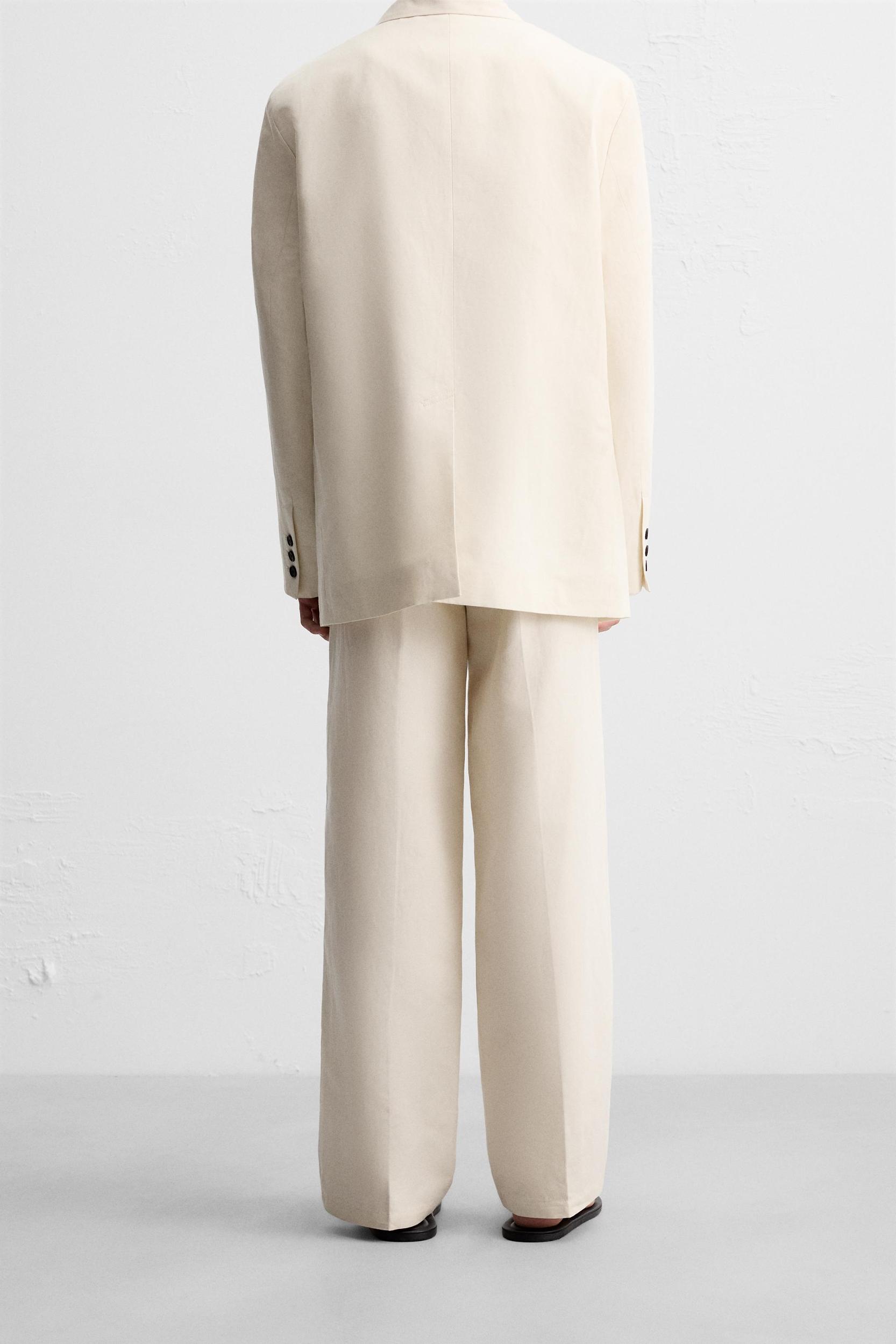 PLEATED SUIT PANTS Product Image