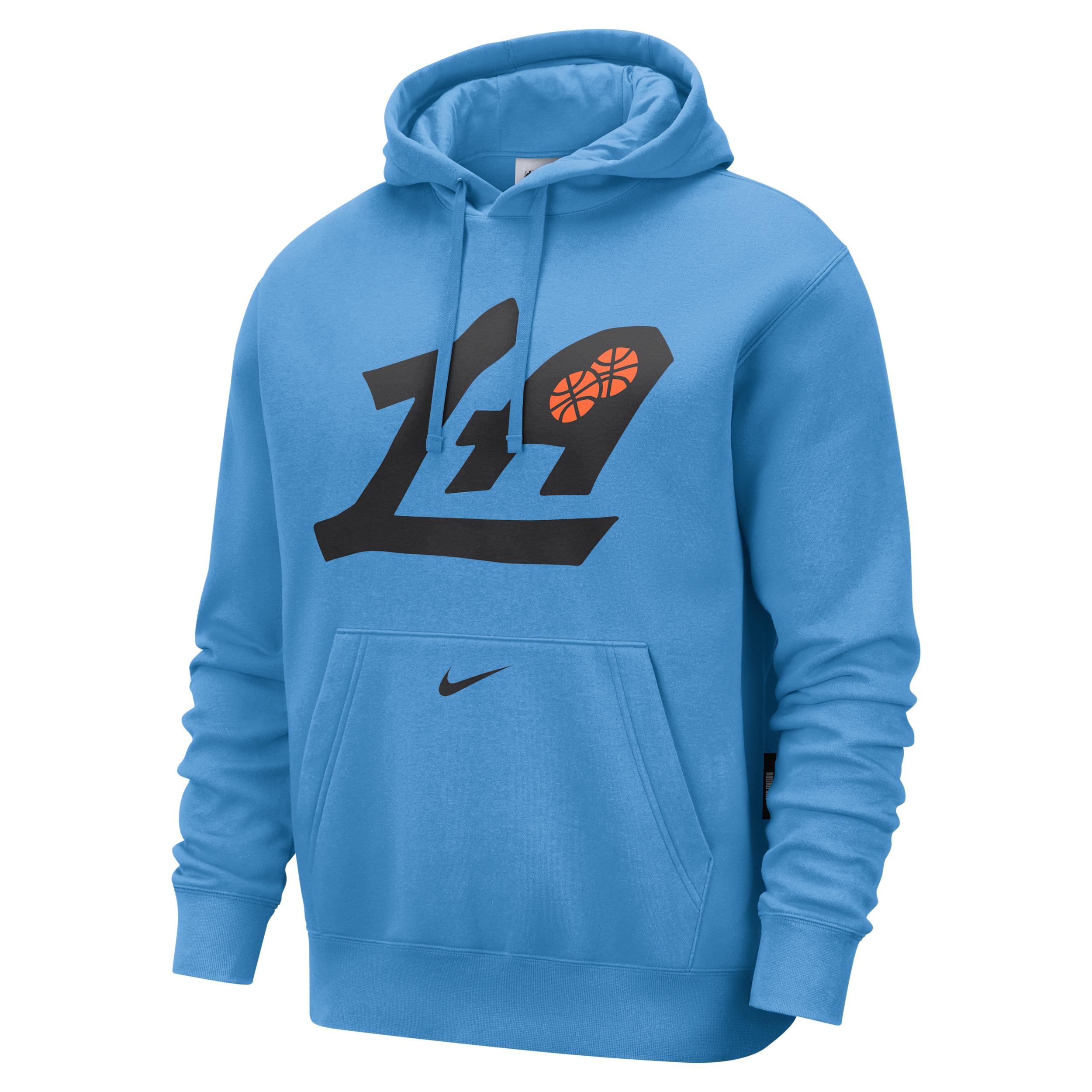 LA Clippers Club City Edition Nike Men's NBA Fleece Pullover Hoodie Product Image