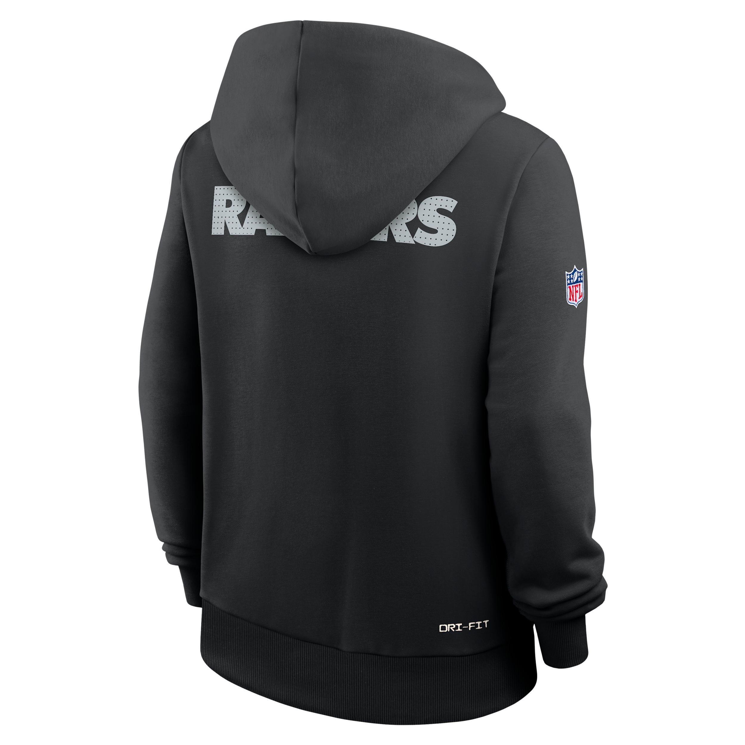 Las Vegas Raiders Sideline Women's Nike Dri-FIT NFL Pullover Hoodie Product Image