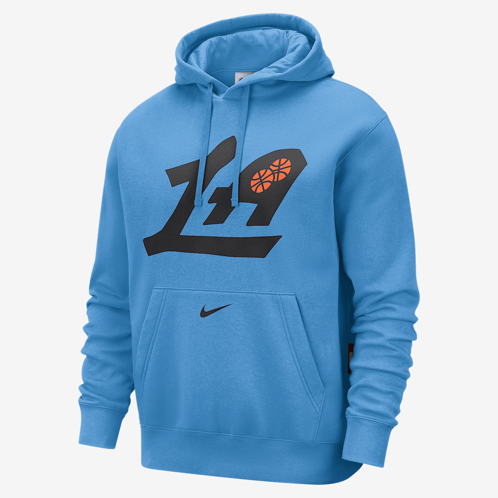 LA Clippers Club City Edition Nike Men's NBA Fleece Pullover Hoodie Product Image
