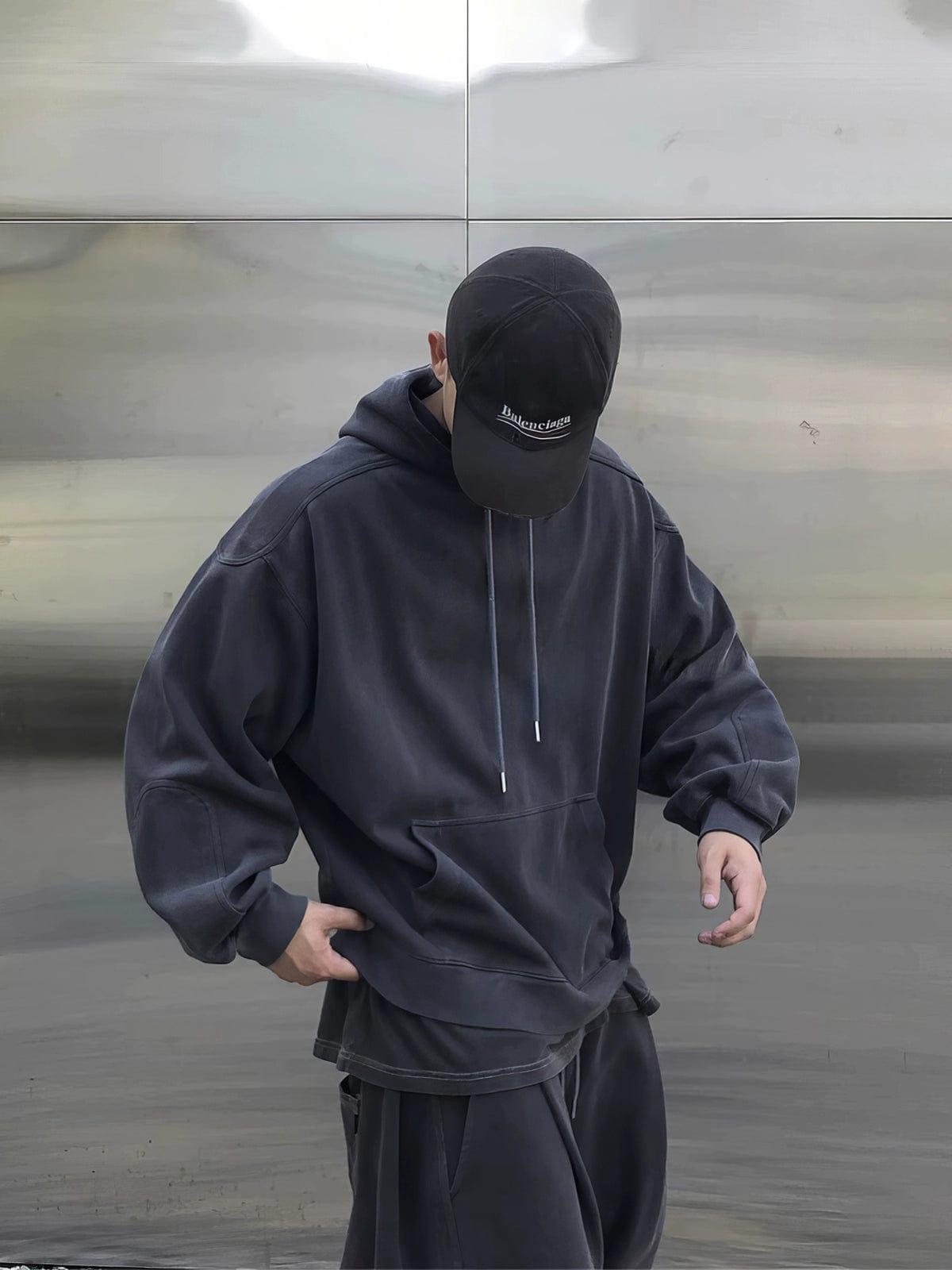 RT No. 12241 DARK GRAY HOODIE & SWEATPANTS Product Image