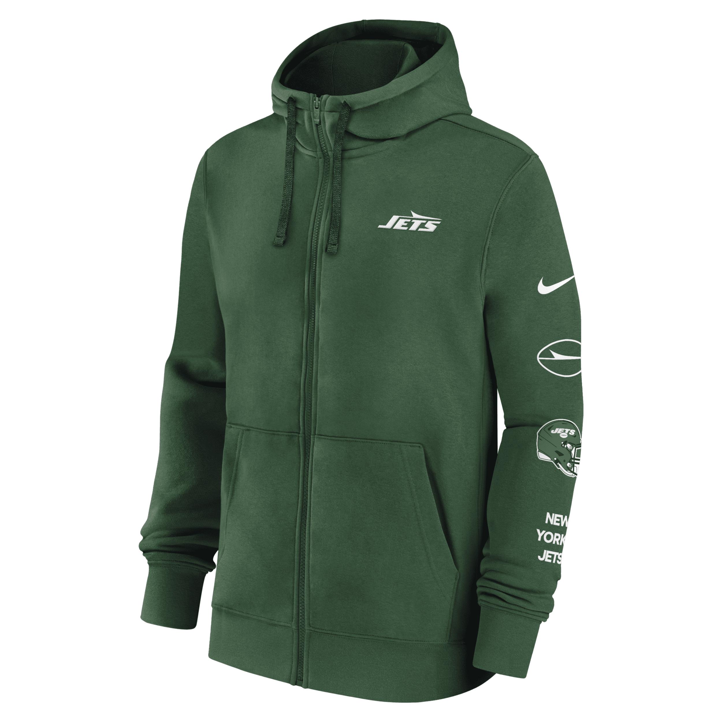 New England Patriots Club Nike Men's NFL Full-Zip Hoodie Product Image