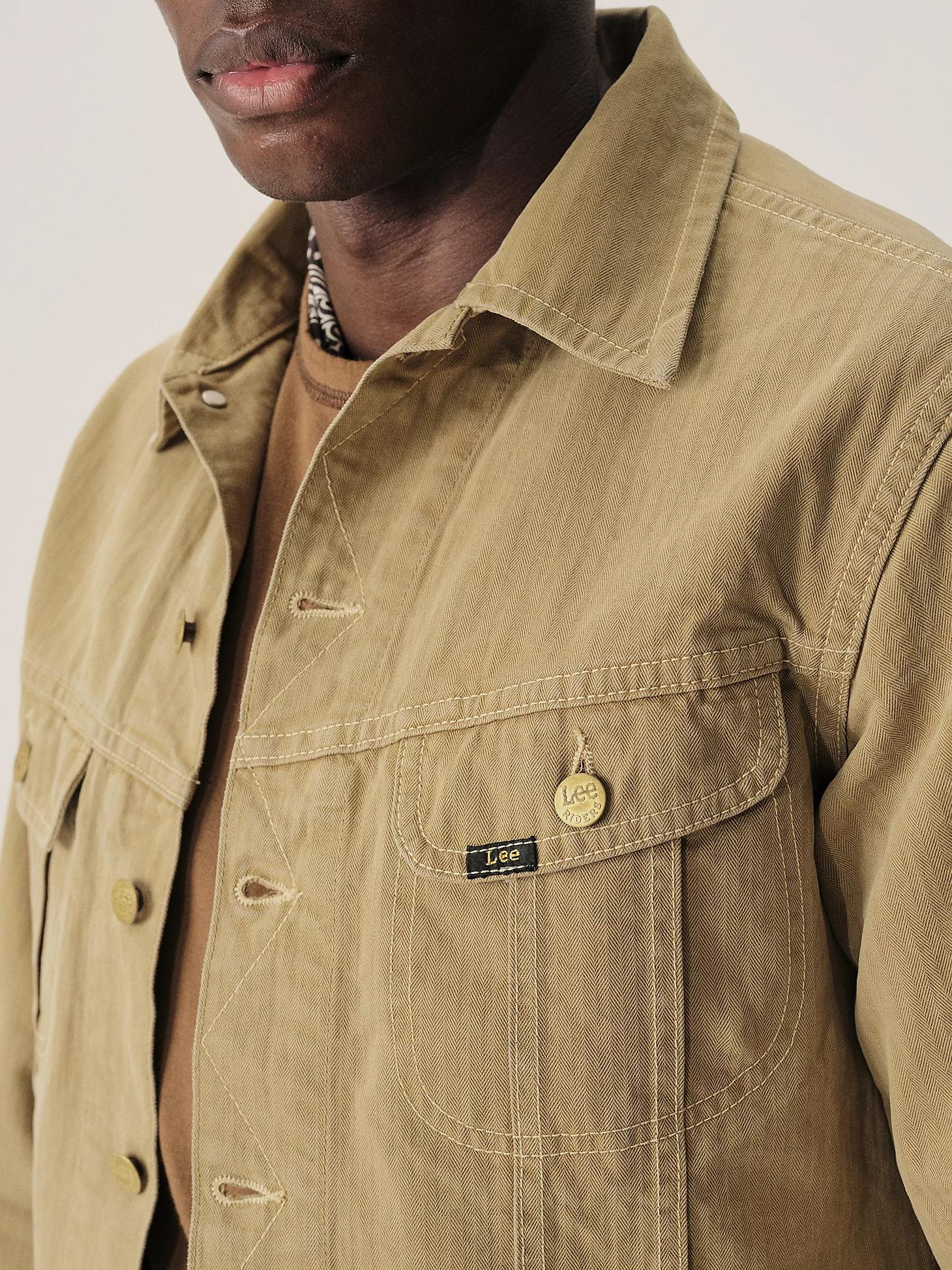 Men's Lee® x Buck Mason Herringbone Twill 101J Jacket | Men's Jackets & Outerwear | Lee® Product Image