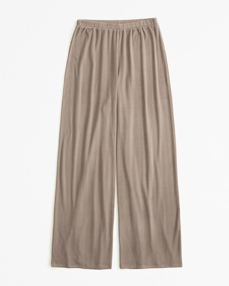 Pointelle Wide Leg Pant Product Image