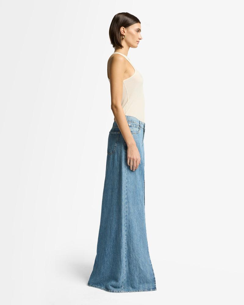 Indigo Linen Willow Palazzo Wide Leg Product Image