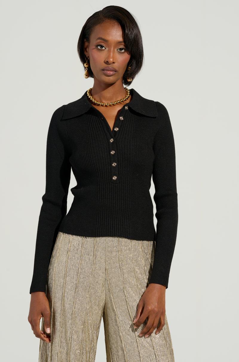 DONT MIND ME SWEATER IN BLACK Product Image