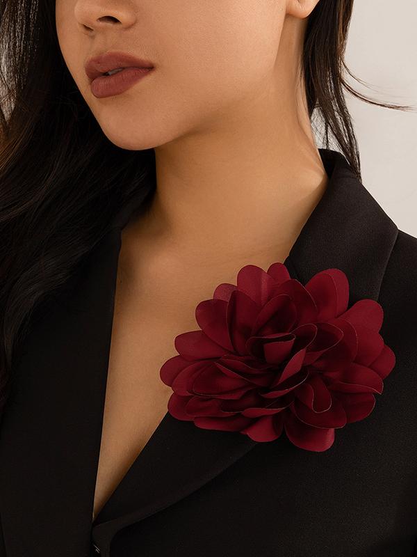 Three-Dimensional Flower Brooch Accessories Product Image