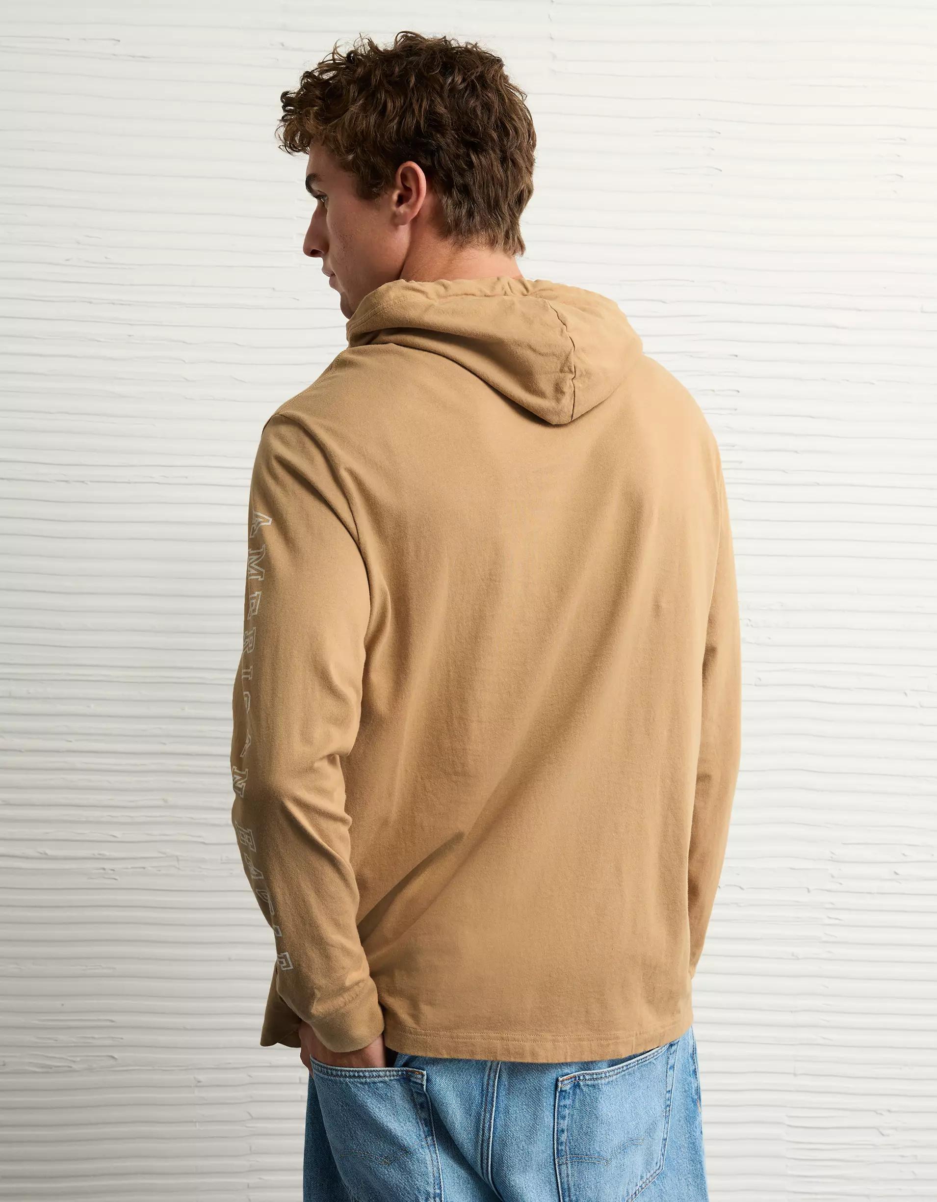 AE Icon Logo Graphic Hoodie T-Shirt Product Image