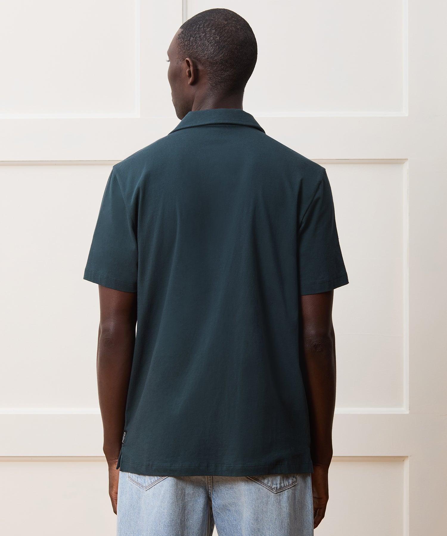 Made in L.A. Jersey Full-Placket Polo Product Image