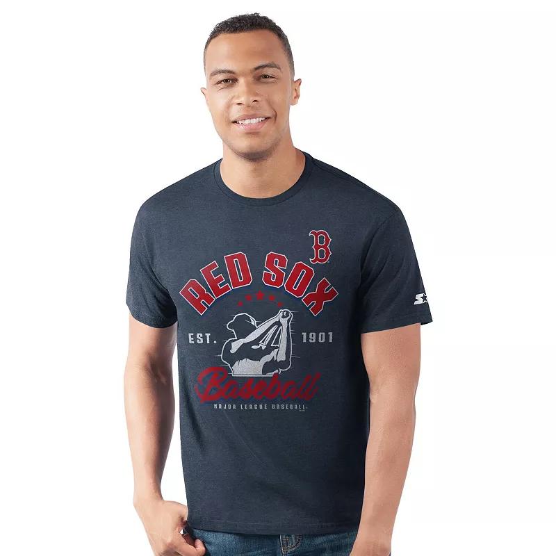 Men's Starter Red Los Angeles Angels Prime Time Batter T-Shirt,  Product Image