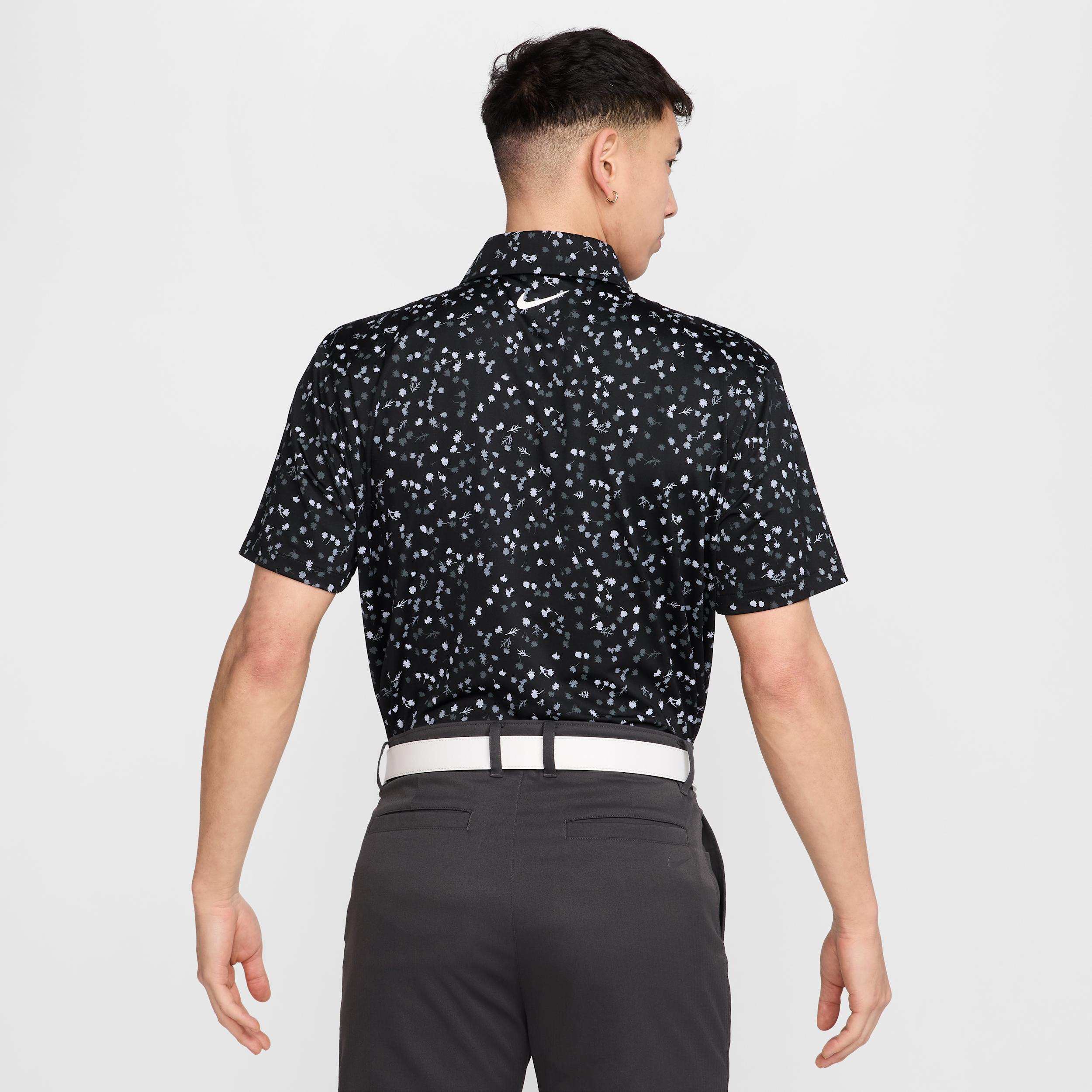 Nike Mens Dri-FIT Tour Floral Golf Polo | DX6089-010 Product Image